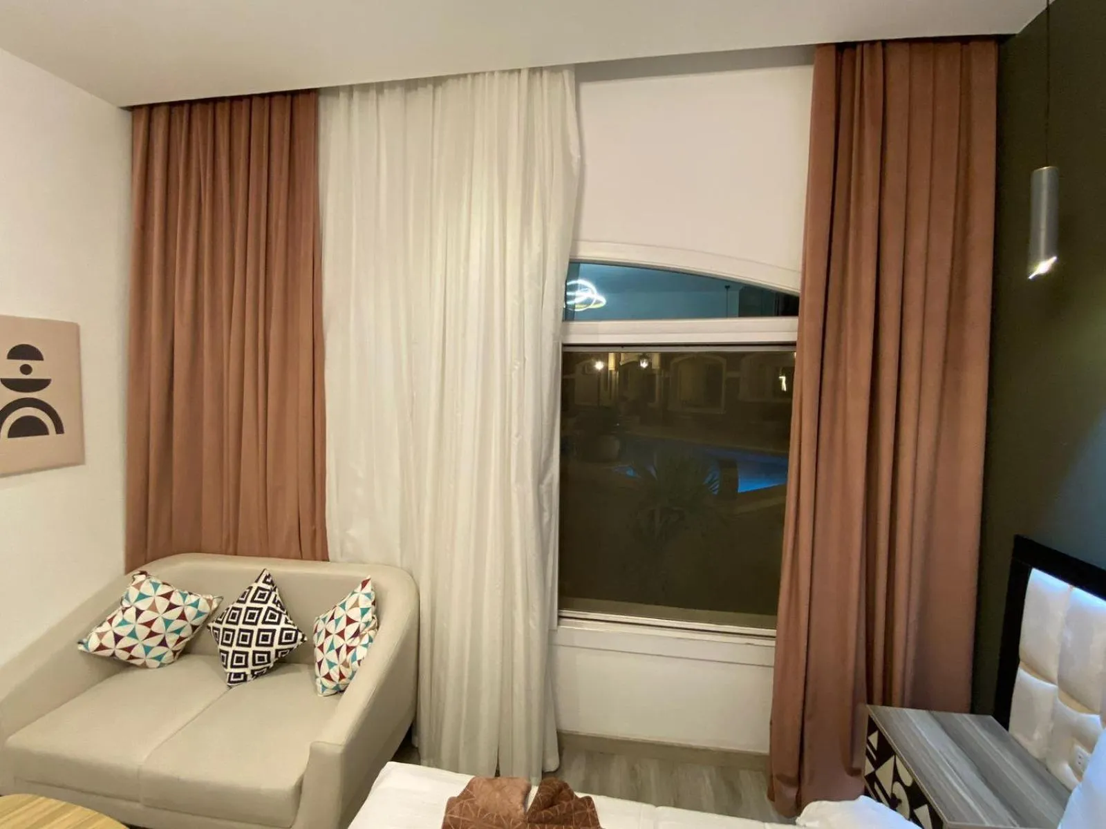 Bed in Elite Pyramids Boutique Hotel