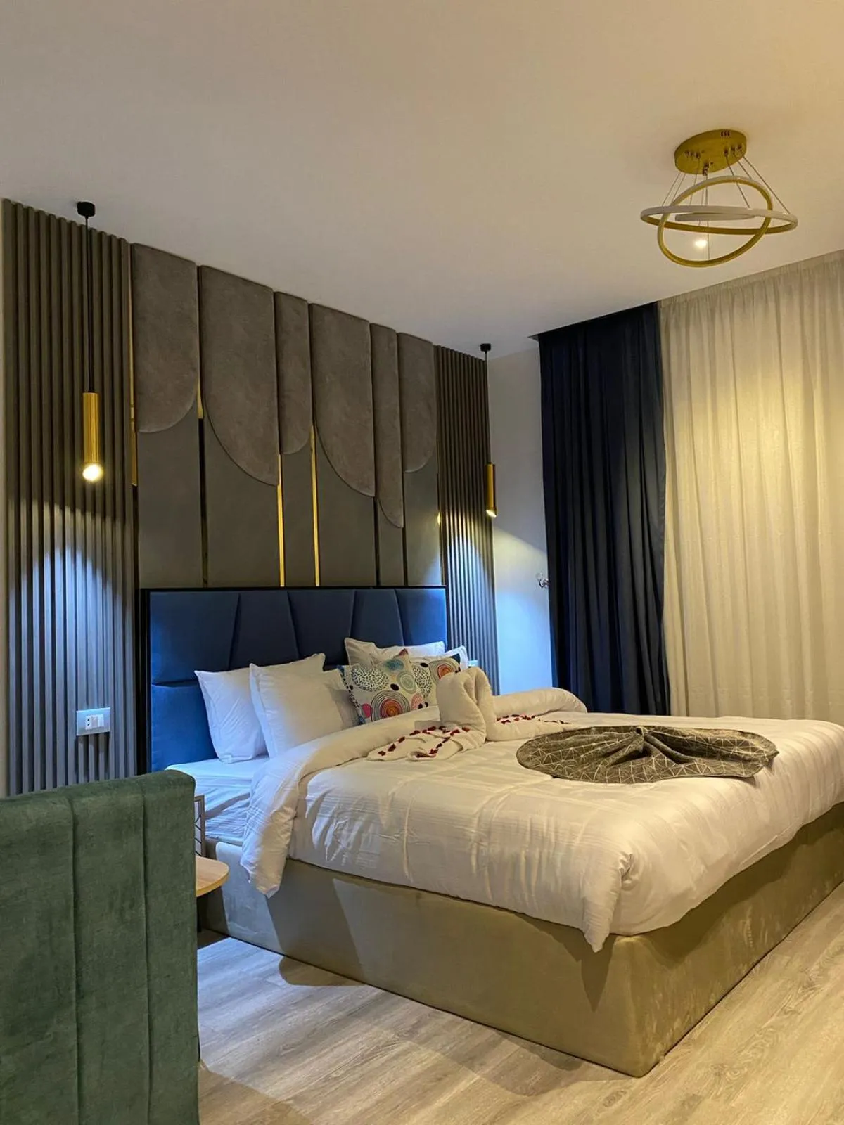 Bed in Elite Pyramids Boutique Hotel