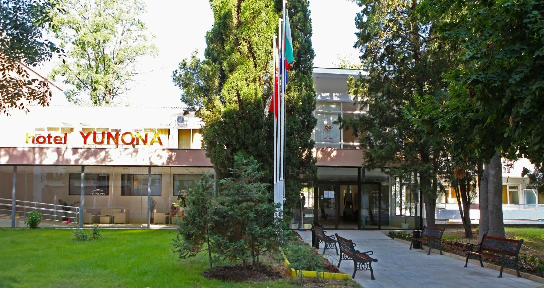 Facade/entrance in Hotel Yunona - All Inclusive