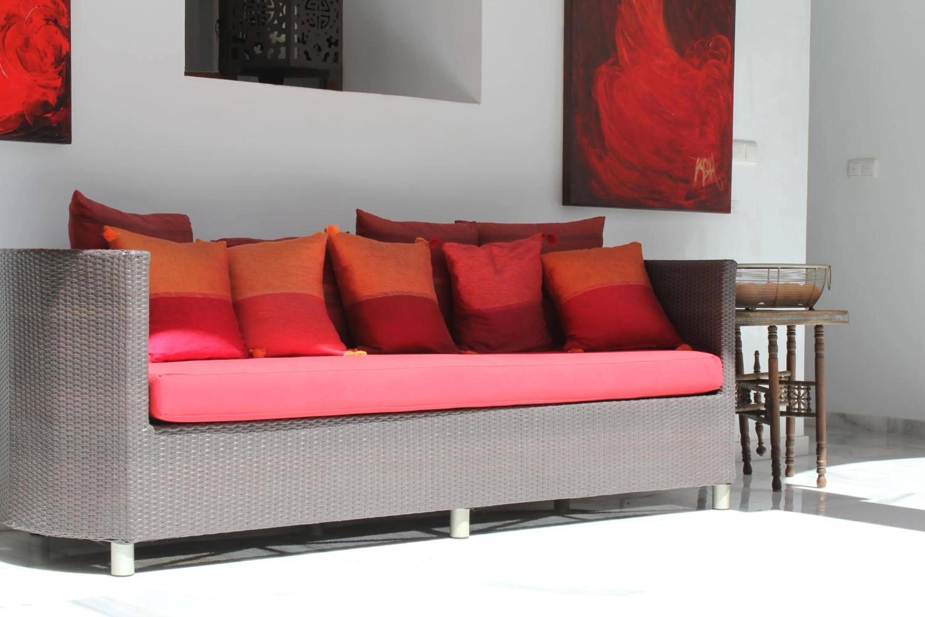 Patio in Hotel Palacio Blanco