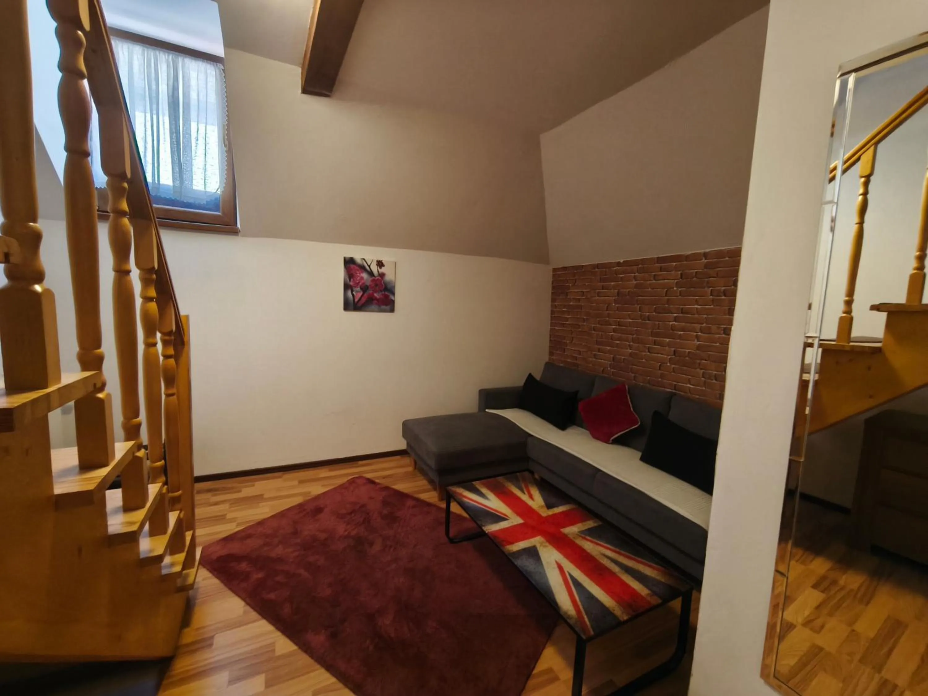 Living room in Pensiunea Buon Gusto Sibiu-motorcyle friendly,city center