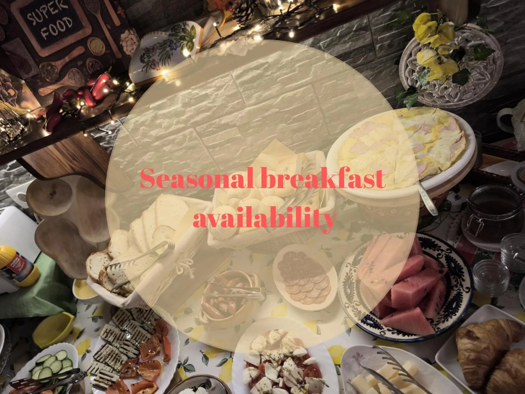 Buffet breakfast in Pensiunea Buon Gusto Sibiu-motorcyle friendly,city center