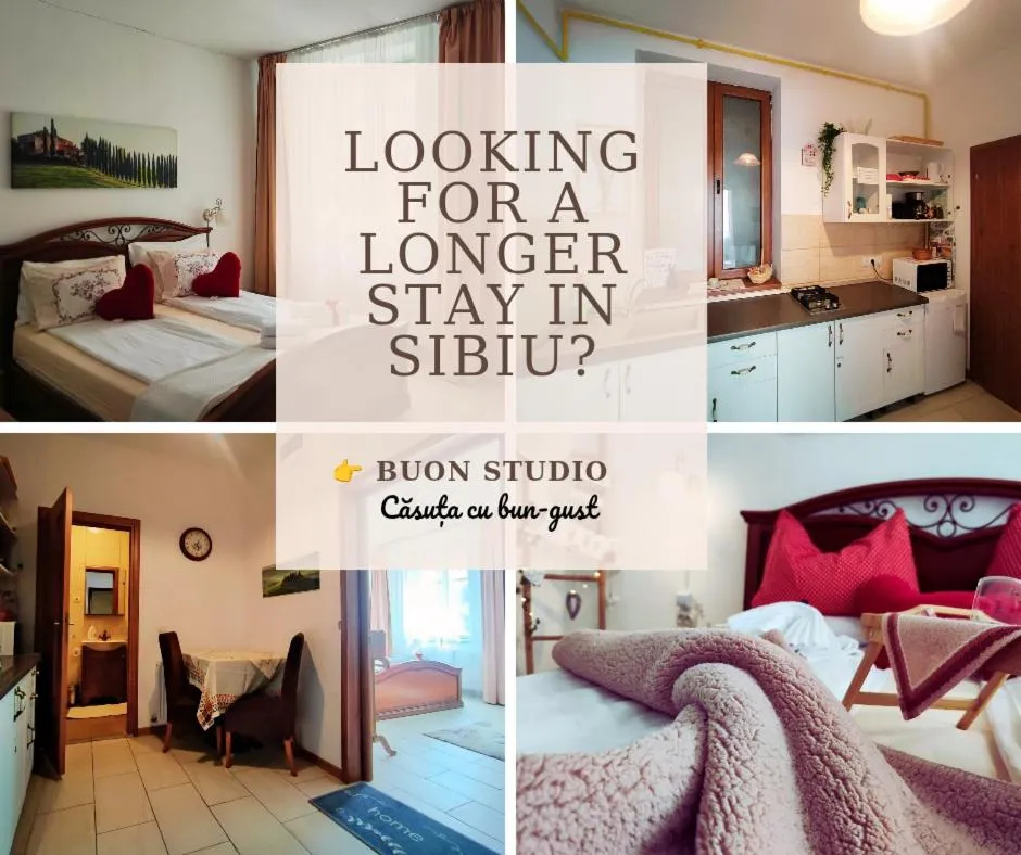 Bed in Pensiunea Buon Gusto Sibiu-motorcyle friendly,city center