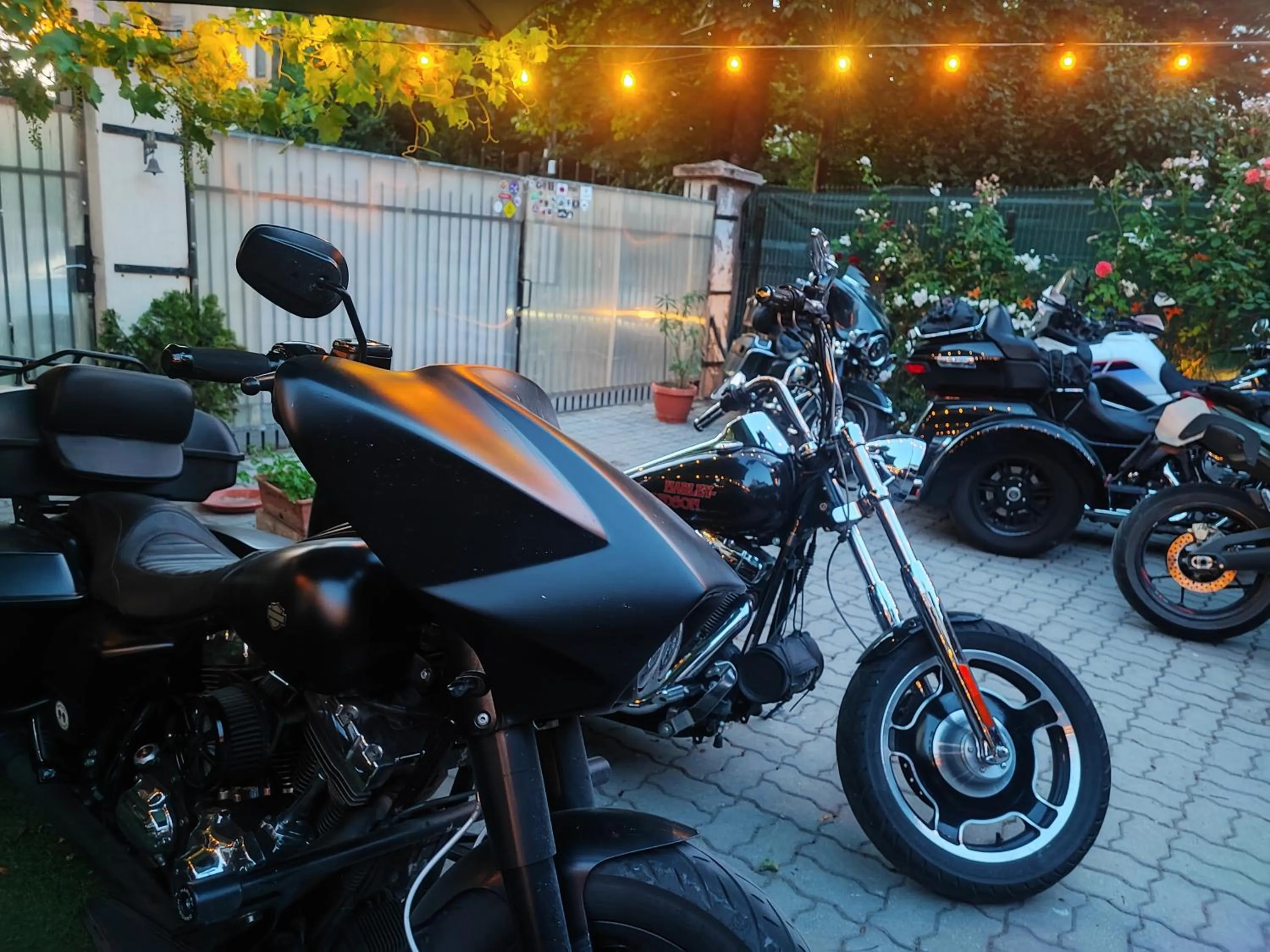 Inner courtyard view in Pensiunea Buon Gusto Sibiu-motorcyle friendly,city center
