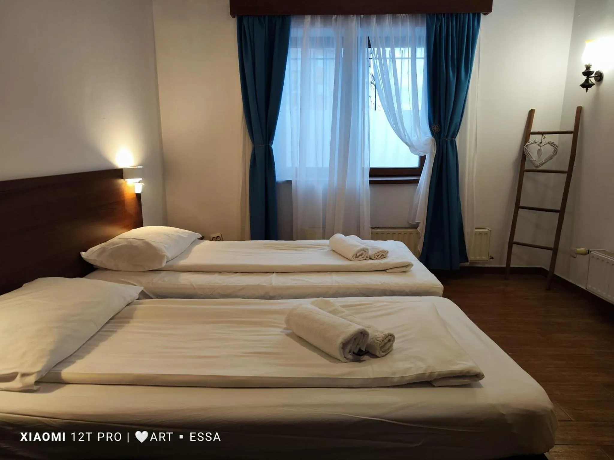 Bed in Pensiunea Buon Gusto Sibiu-motorcyle friendly,city center