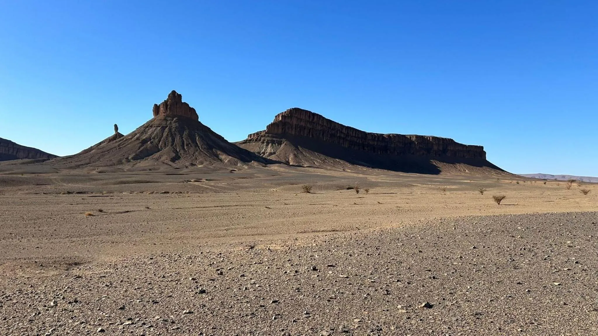 Natural landscape in Riad Assia Foum Zguid