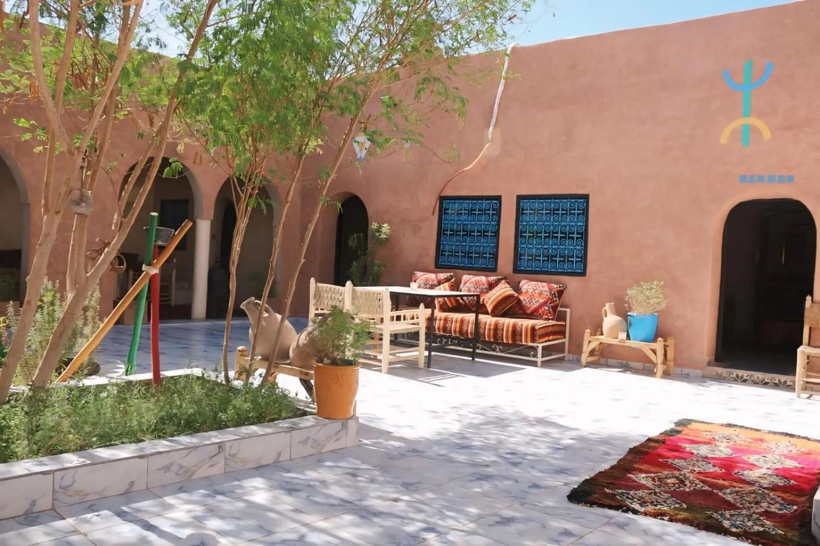 Patio in Riad Assia Foum Zguid