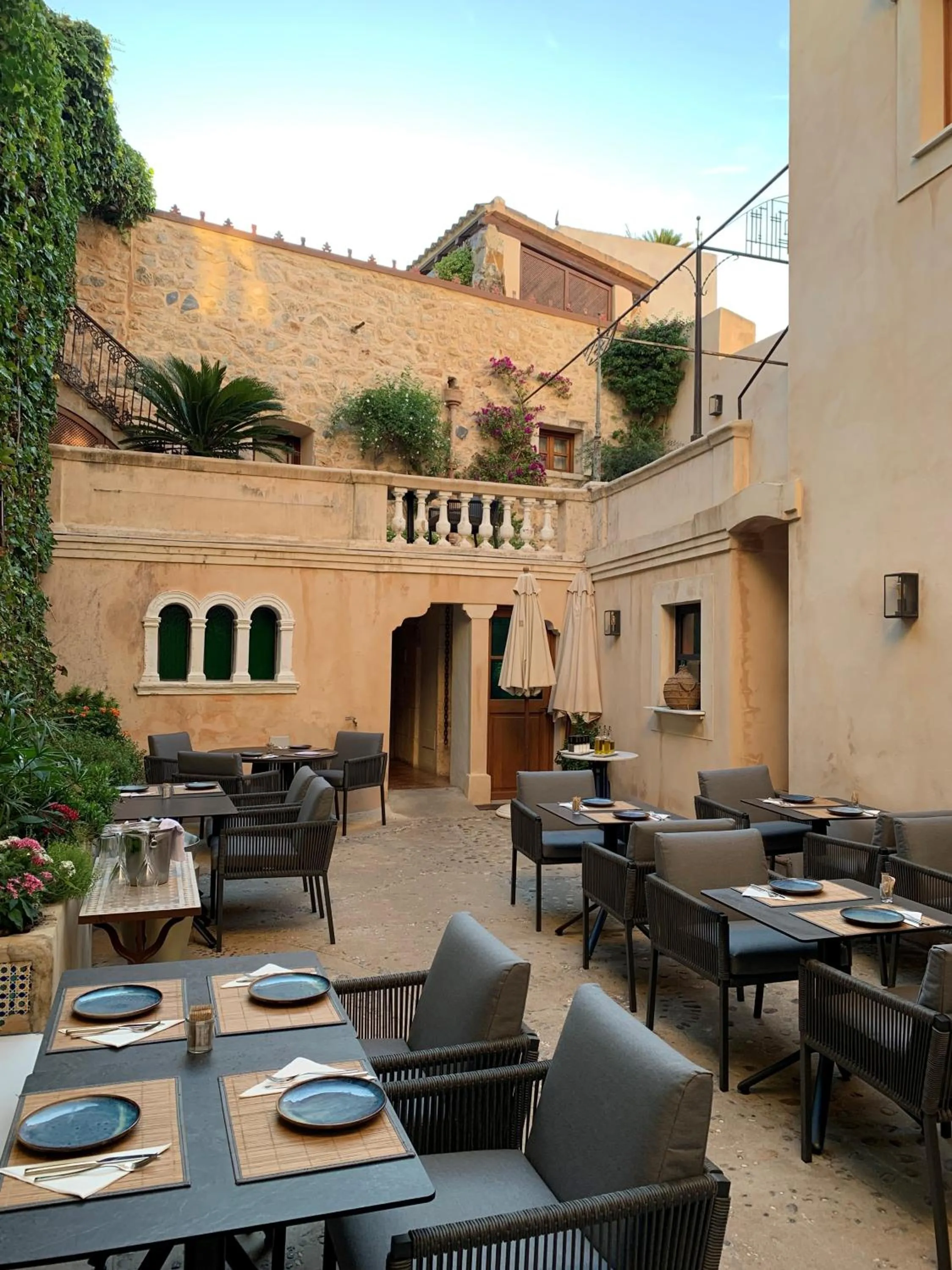 Patio in Hotel & Restaurant Jardi d'Artà