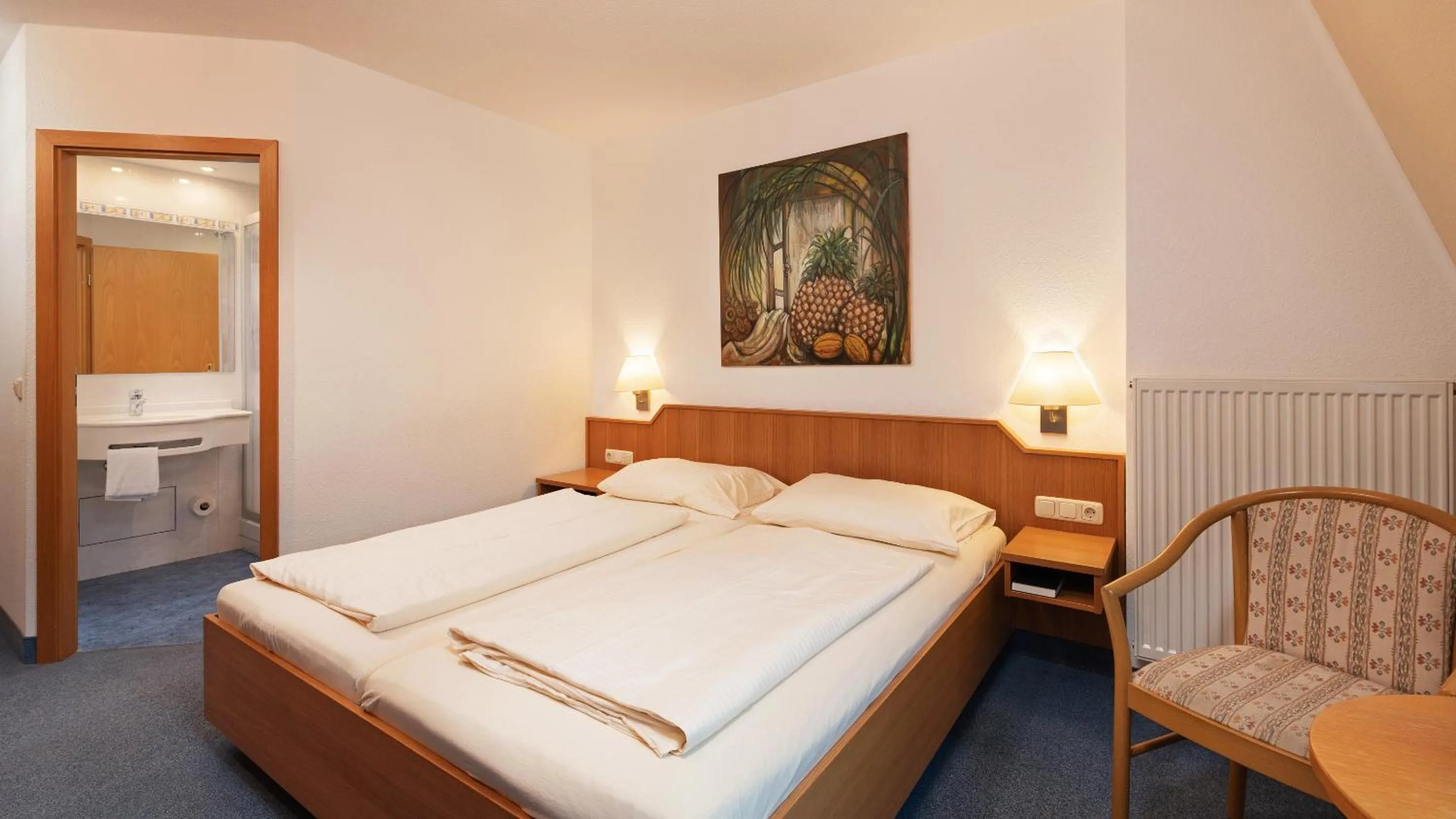 Bedroom, Bed in Gasthof Hotel Anker