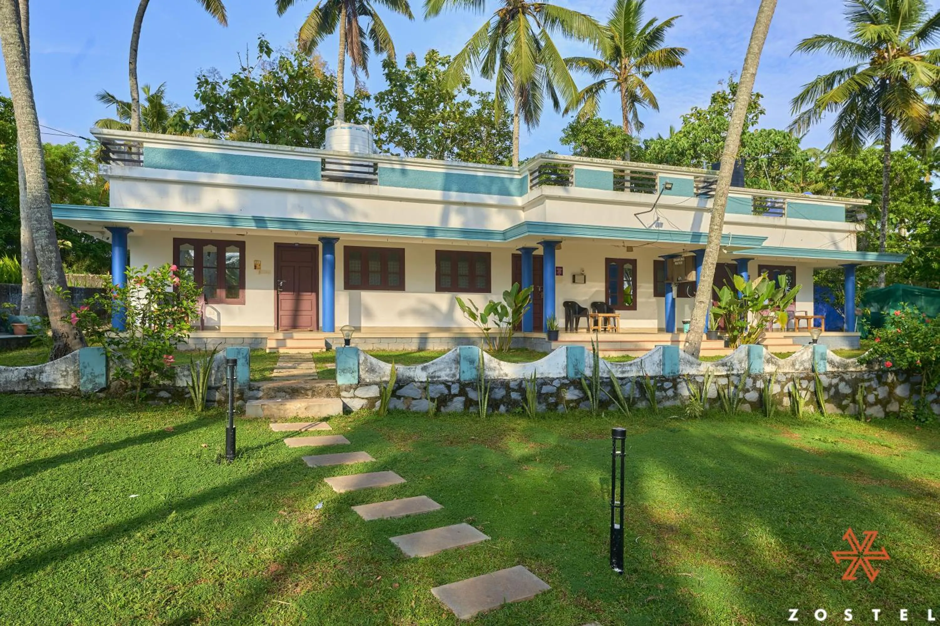 Property building in Zostel Varkala