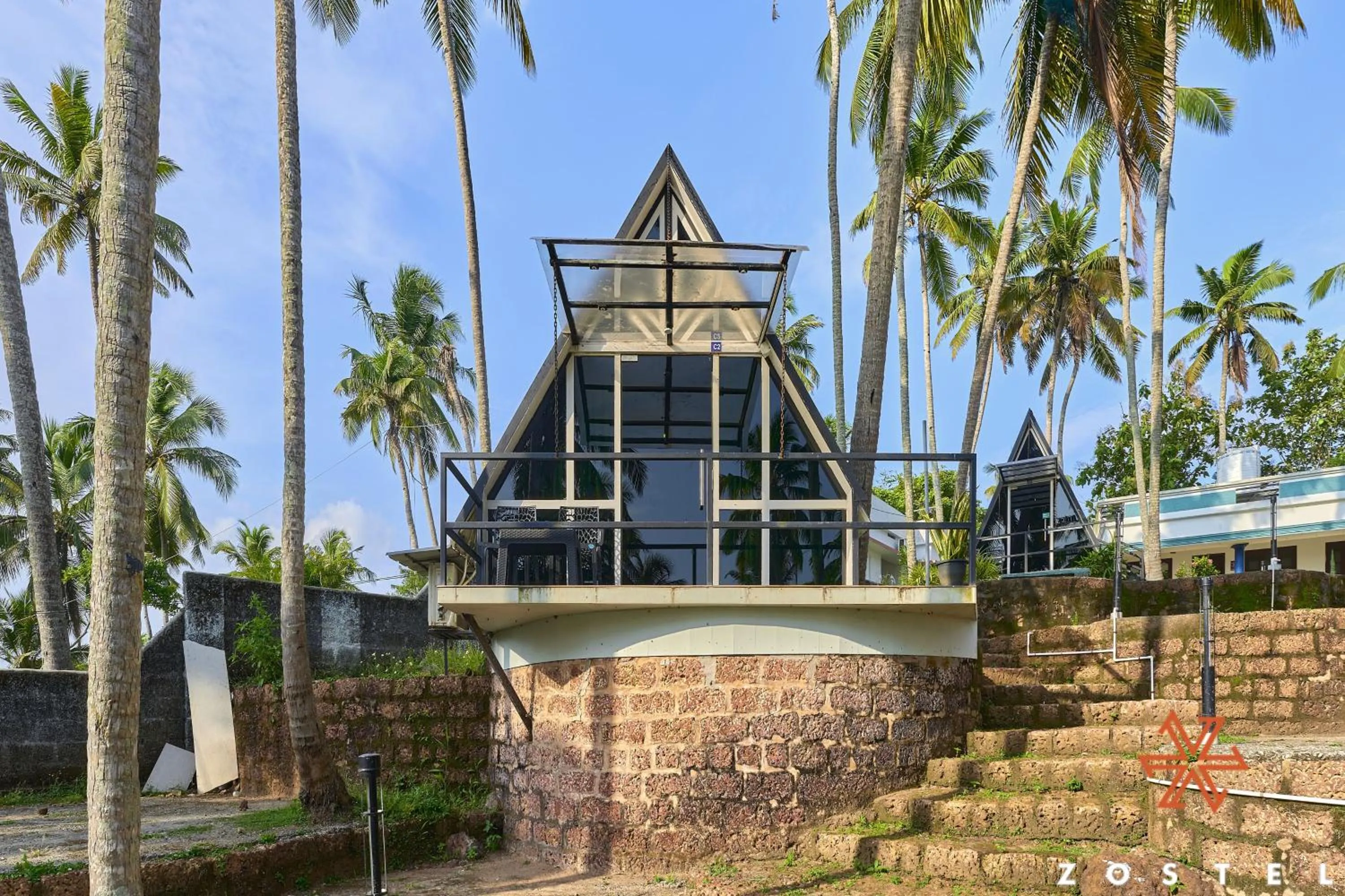 Property building in Zostel Varkala