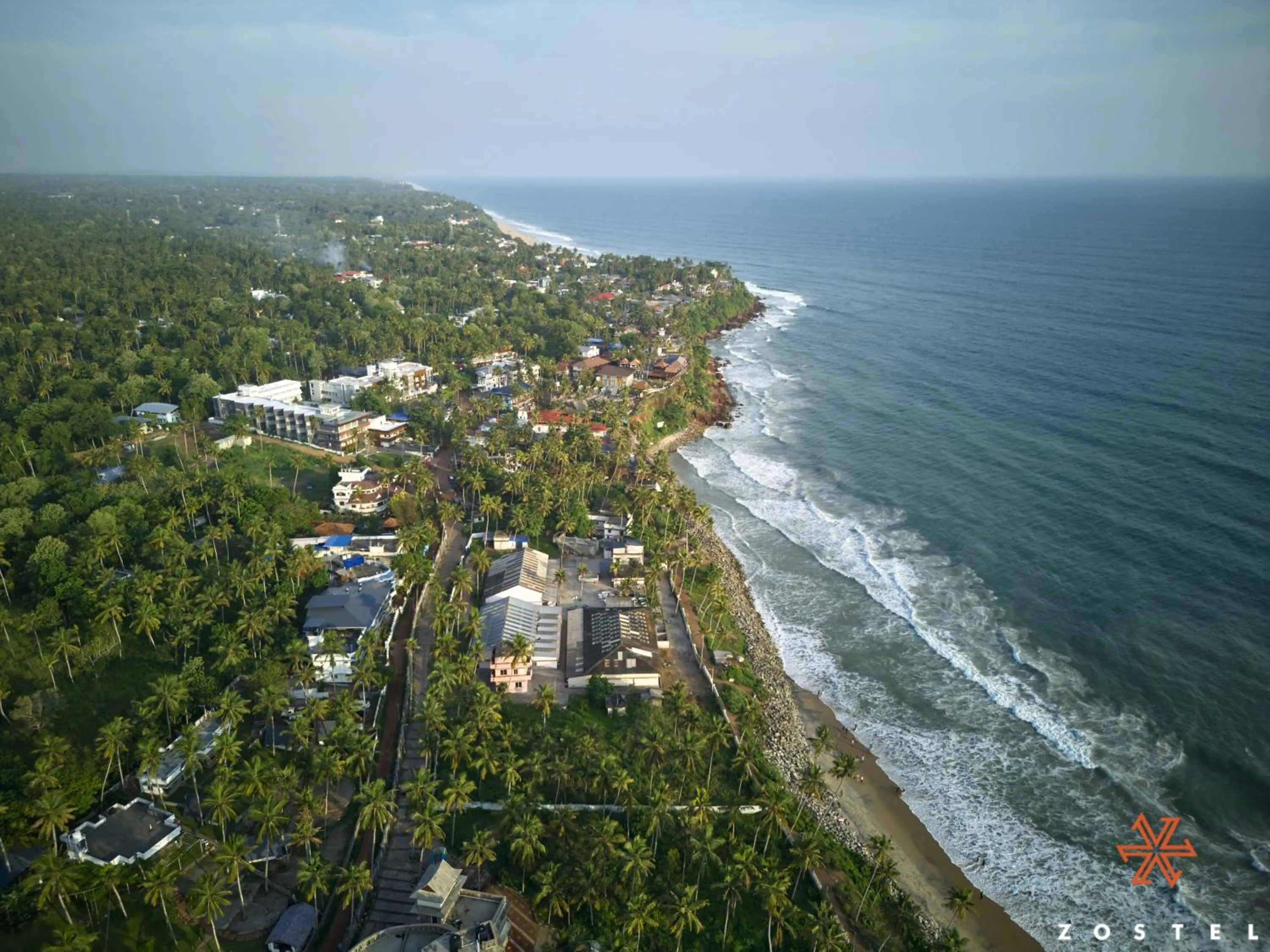 Sea view in Zostel Varkala