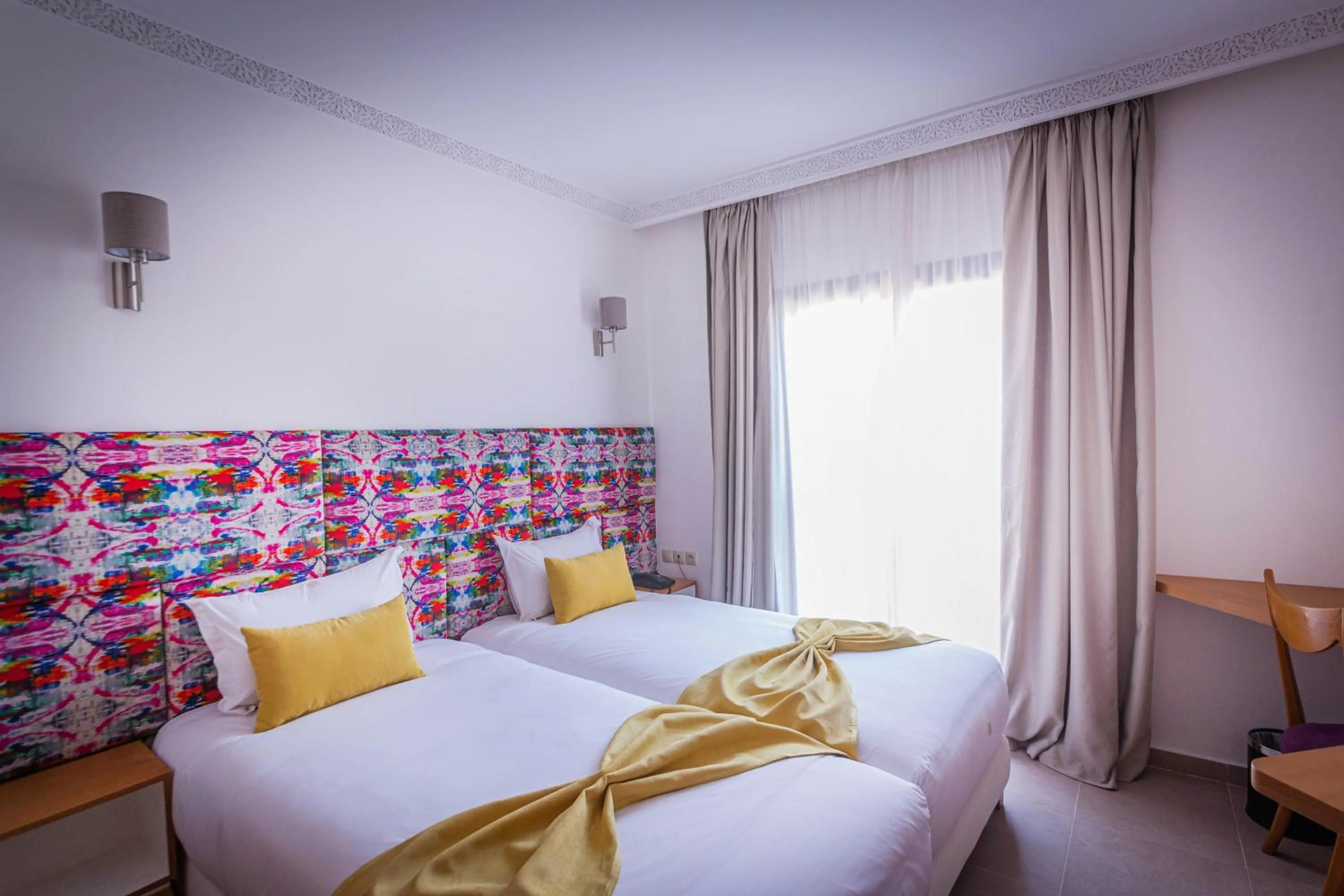 Bed in Hôtel Ibn Batouta