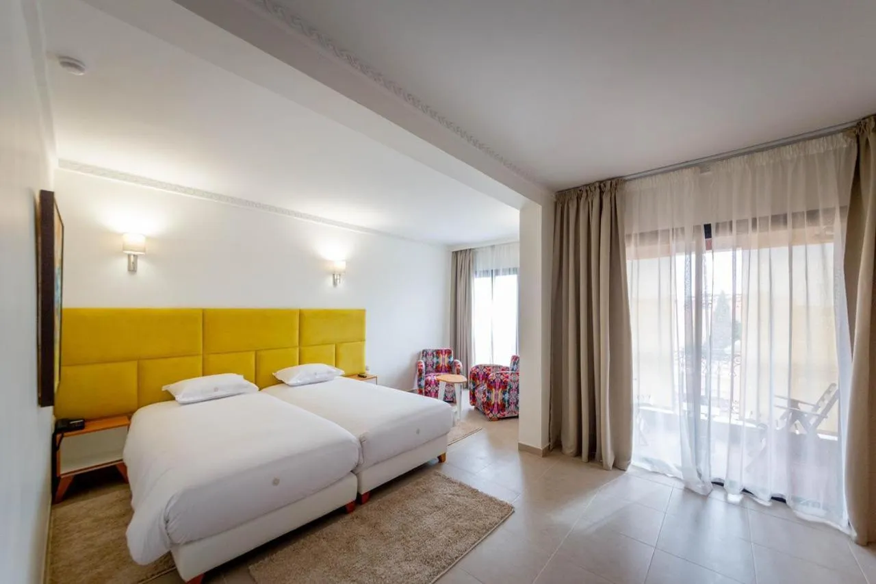 Bed in Hôtel Ibn Batouta