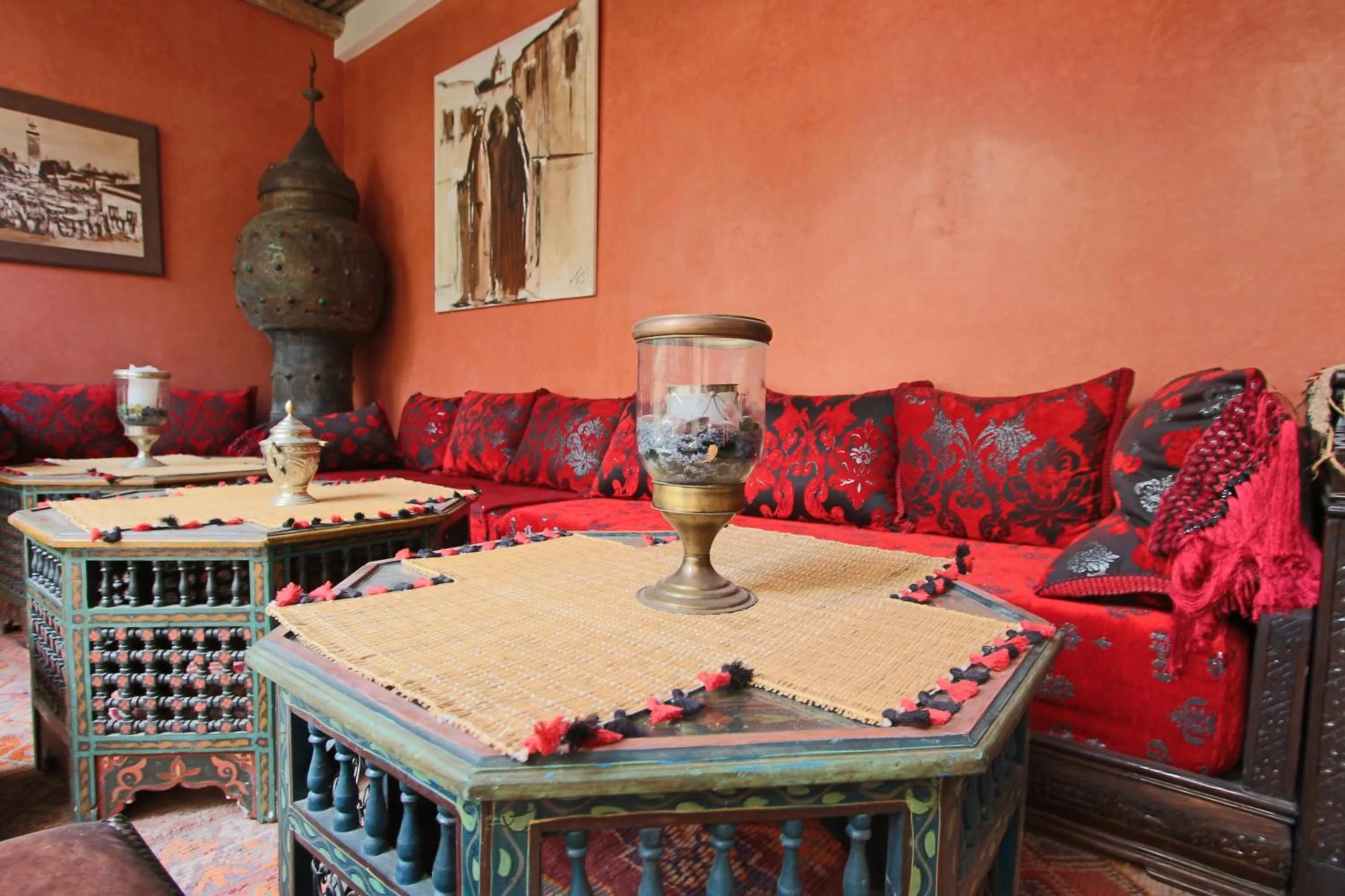 Living room in RIAD MAKENE MOUCHKILL