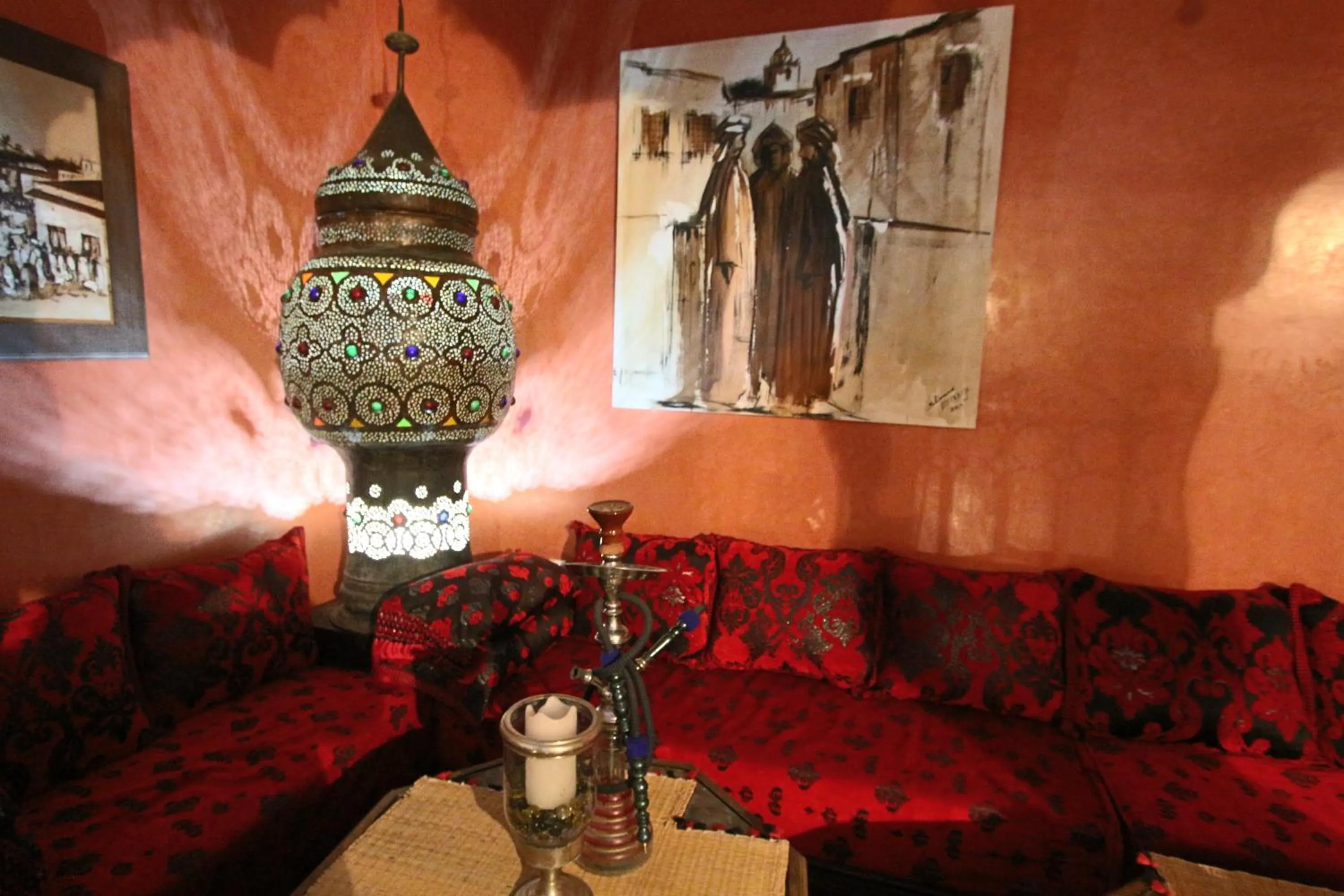 Living room in RIAD MAKENE MOUCHKILL