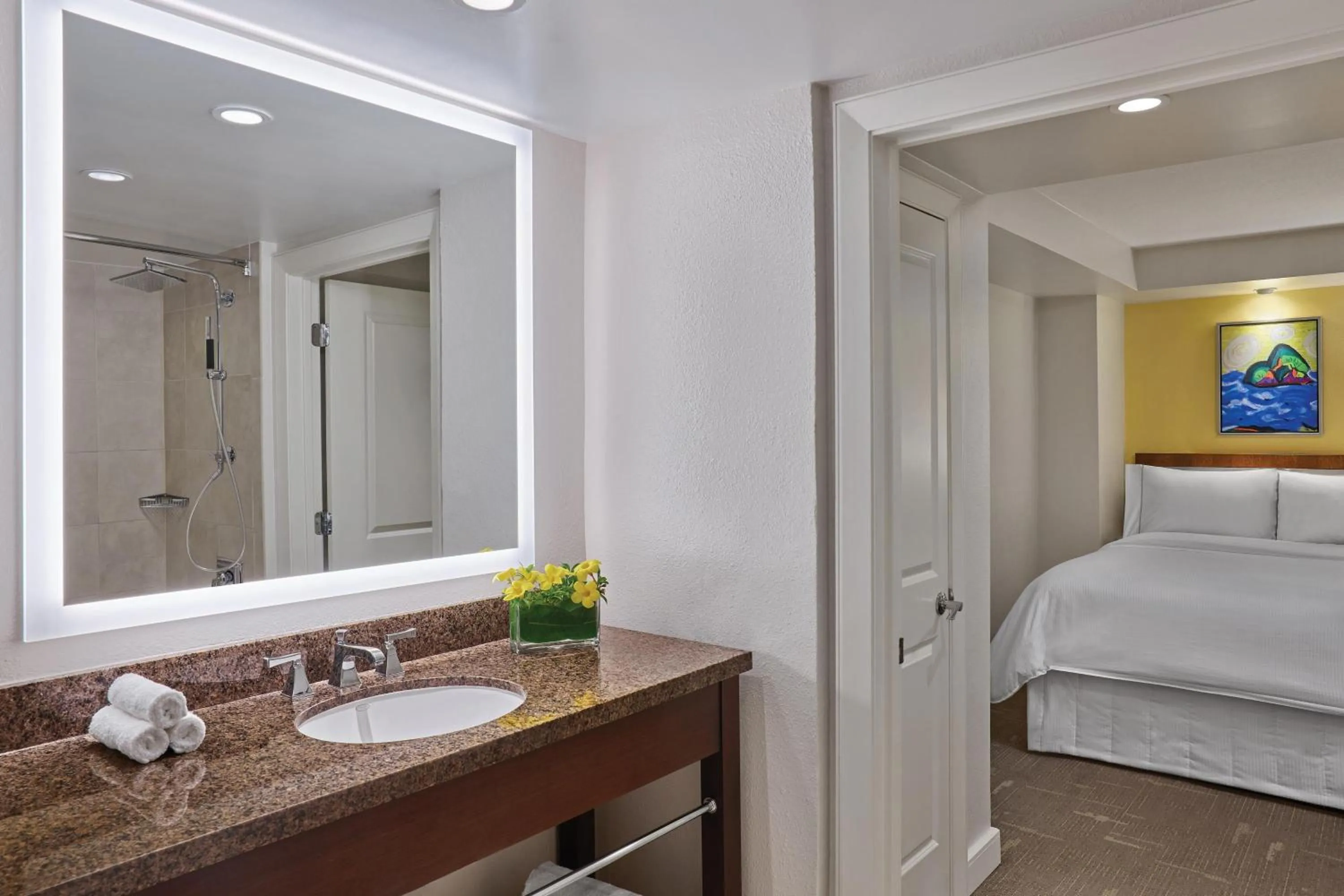 Bathroom, Bed in The Westin St. John Resort Villas