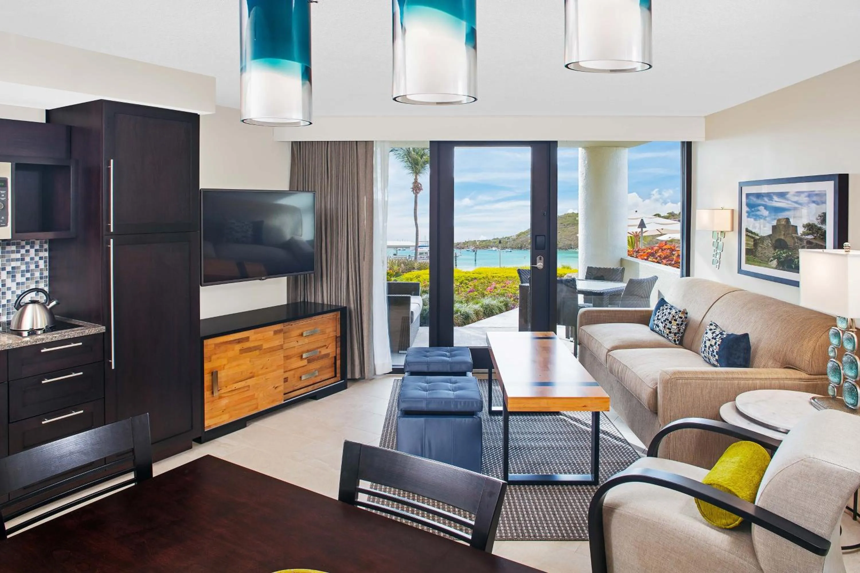 Living room in The Westin St. John Resort Villas