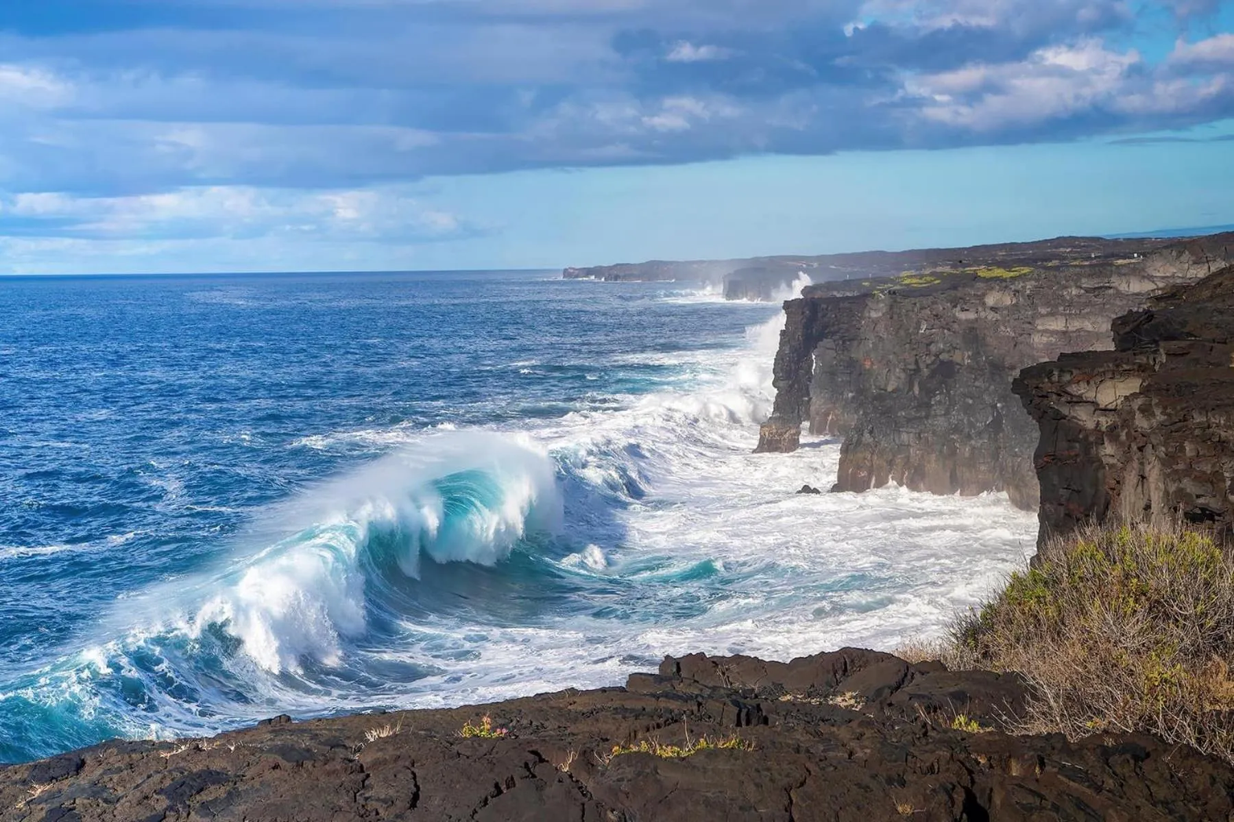 Natural landscape in Kilauea House