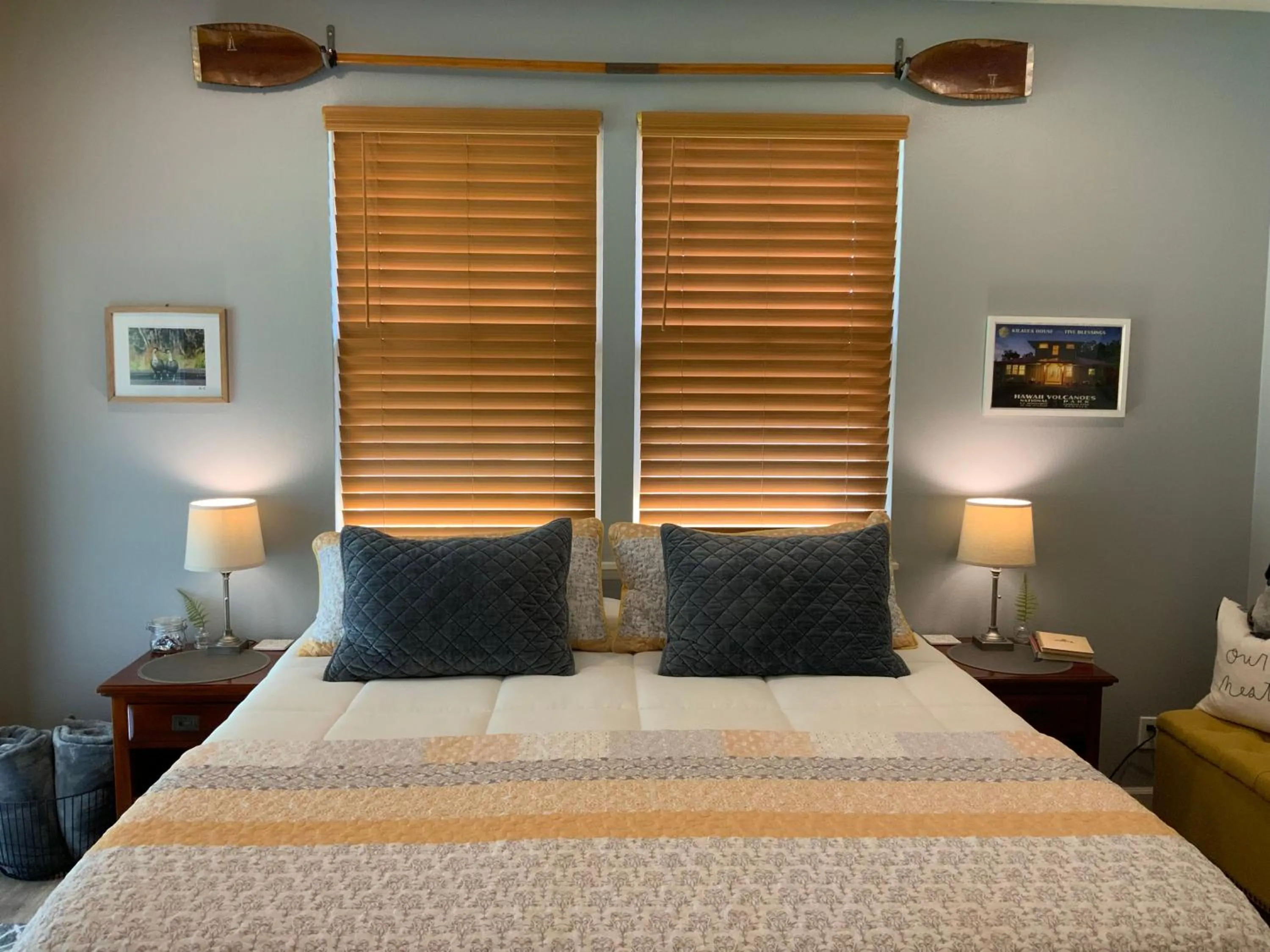 Bed in Kilauea House