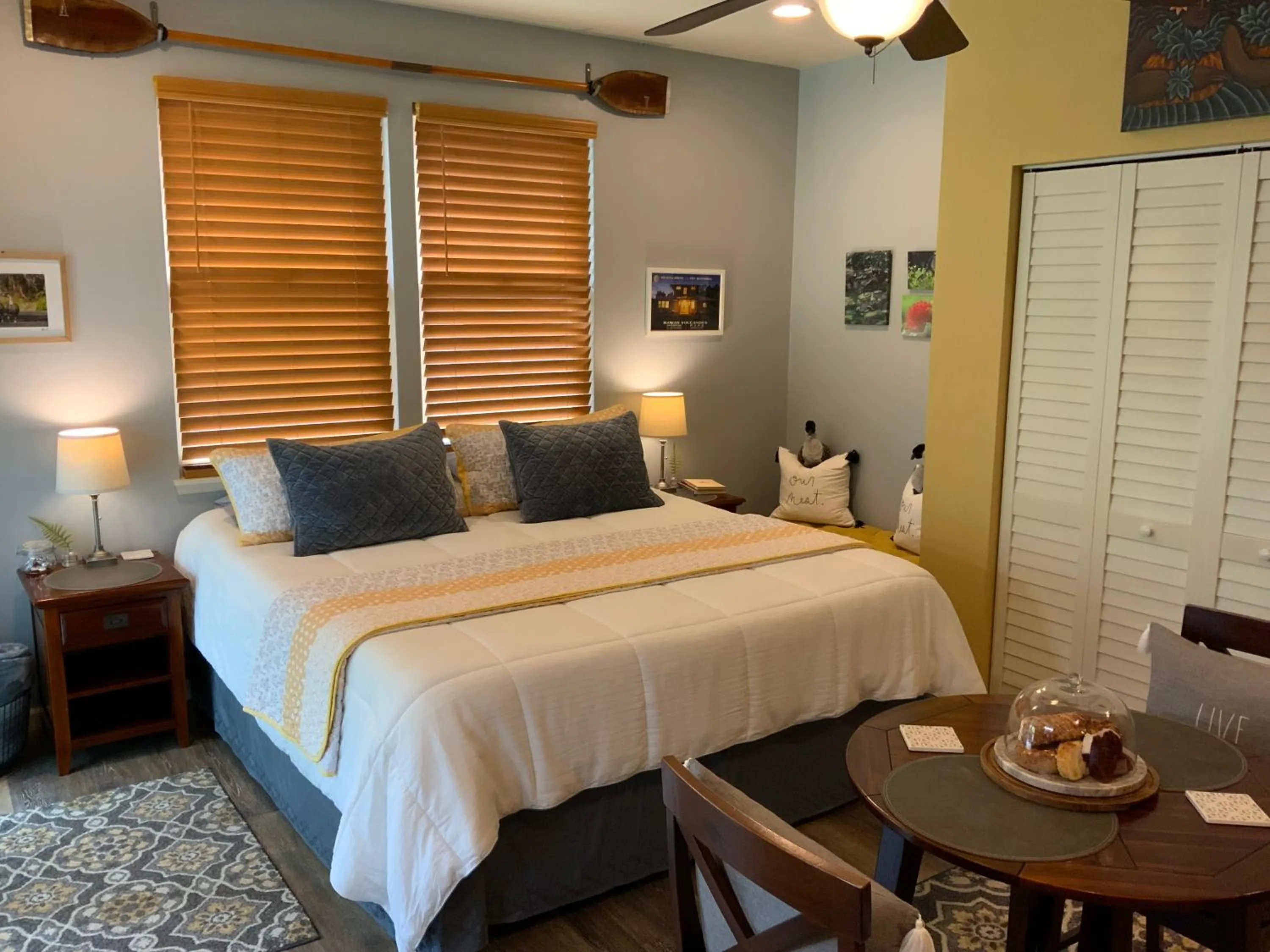 Bed in Kilauea House