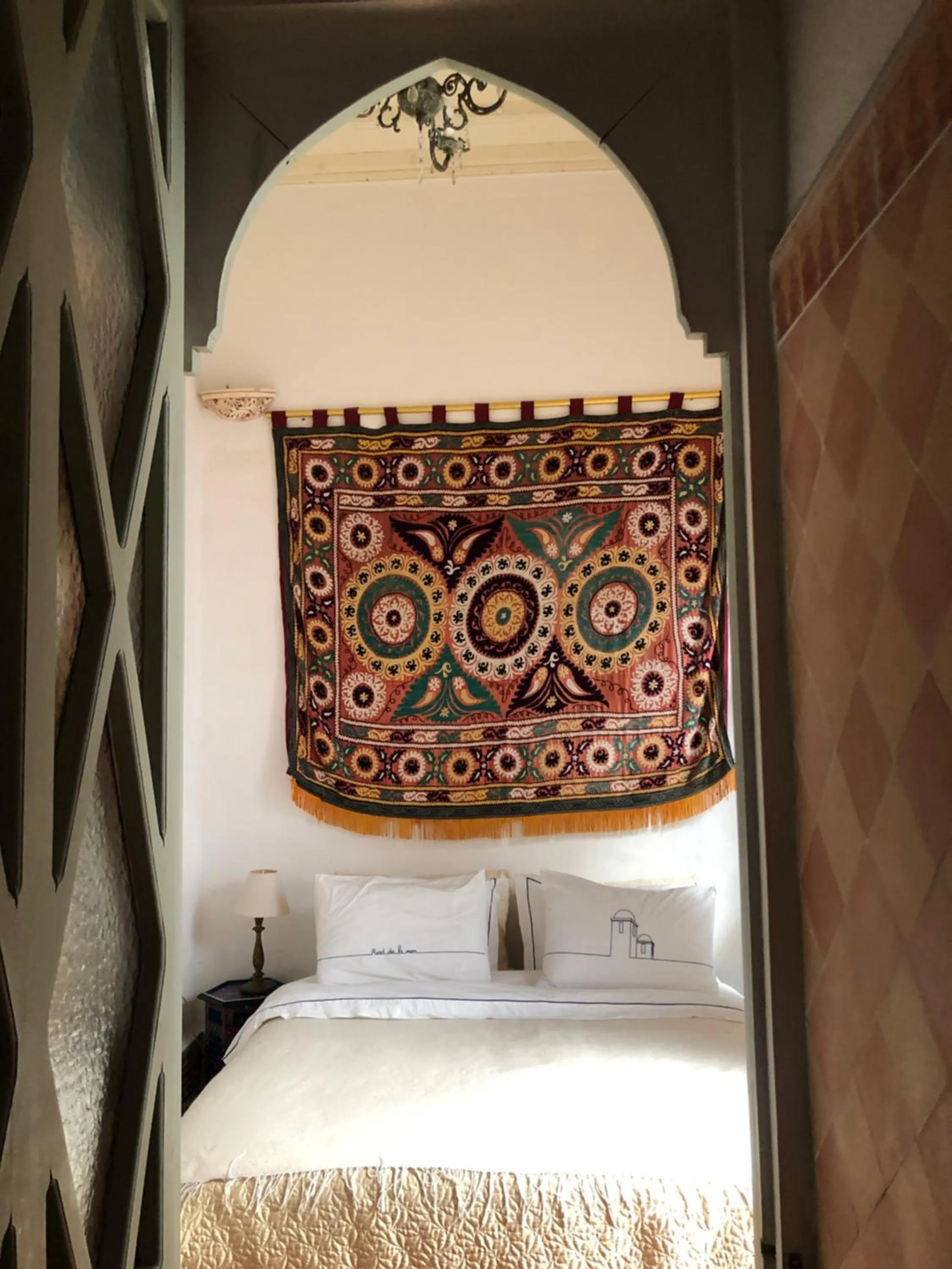 Bed in Riad De La Mer
