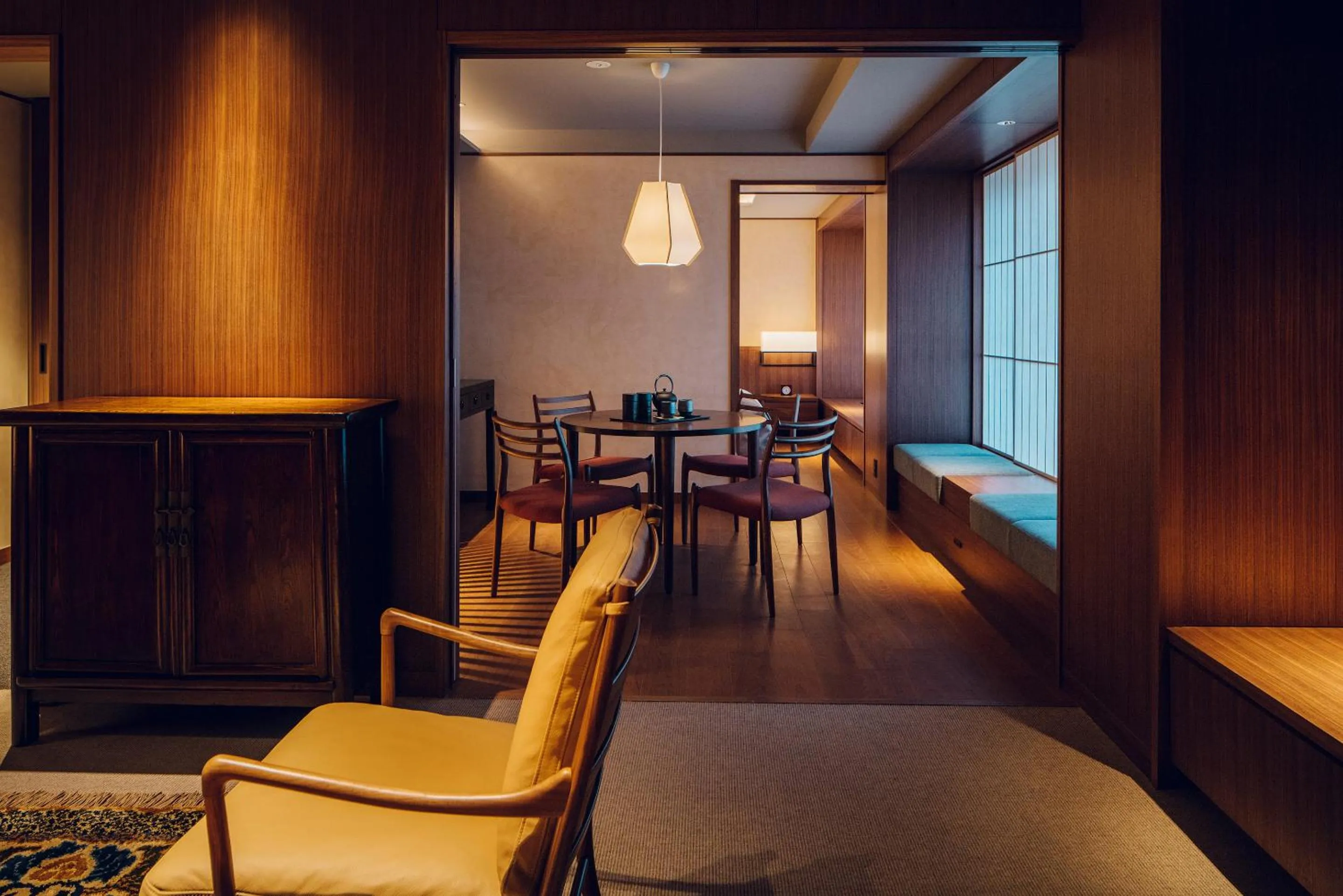 Living room in THE HIRAMATSU KYOTO