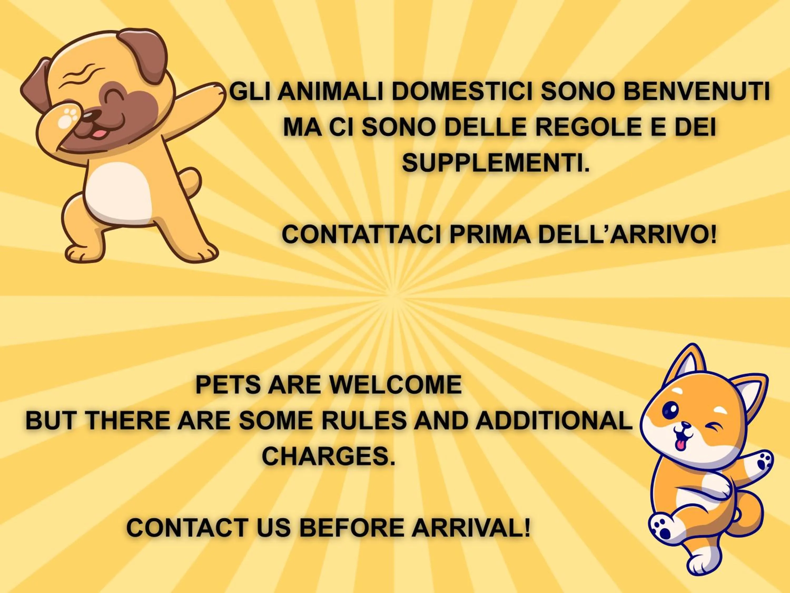 Pets in Ostello Del Porto