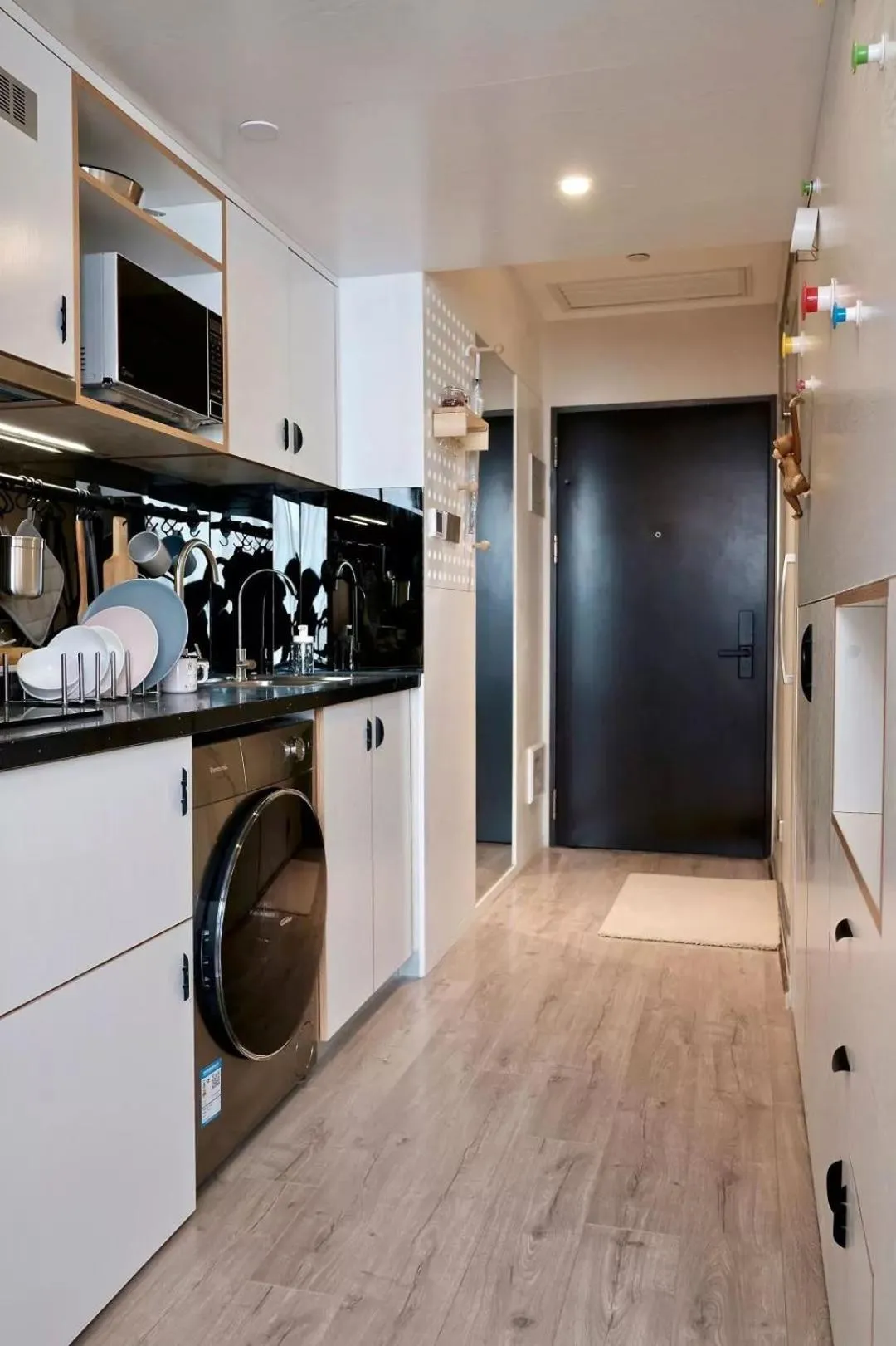 Kitchen or kitchenette in Livefortuna Hotel