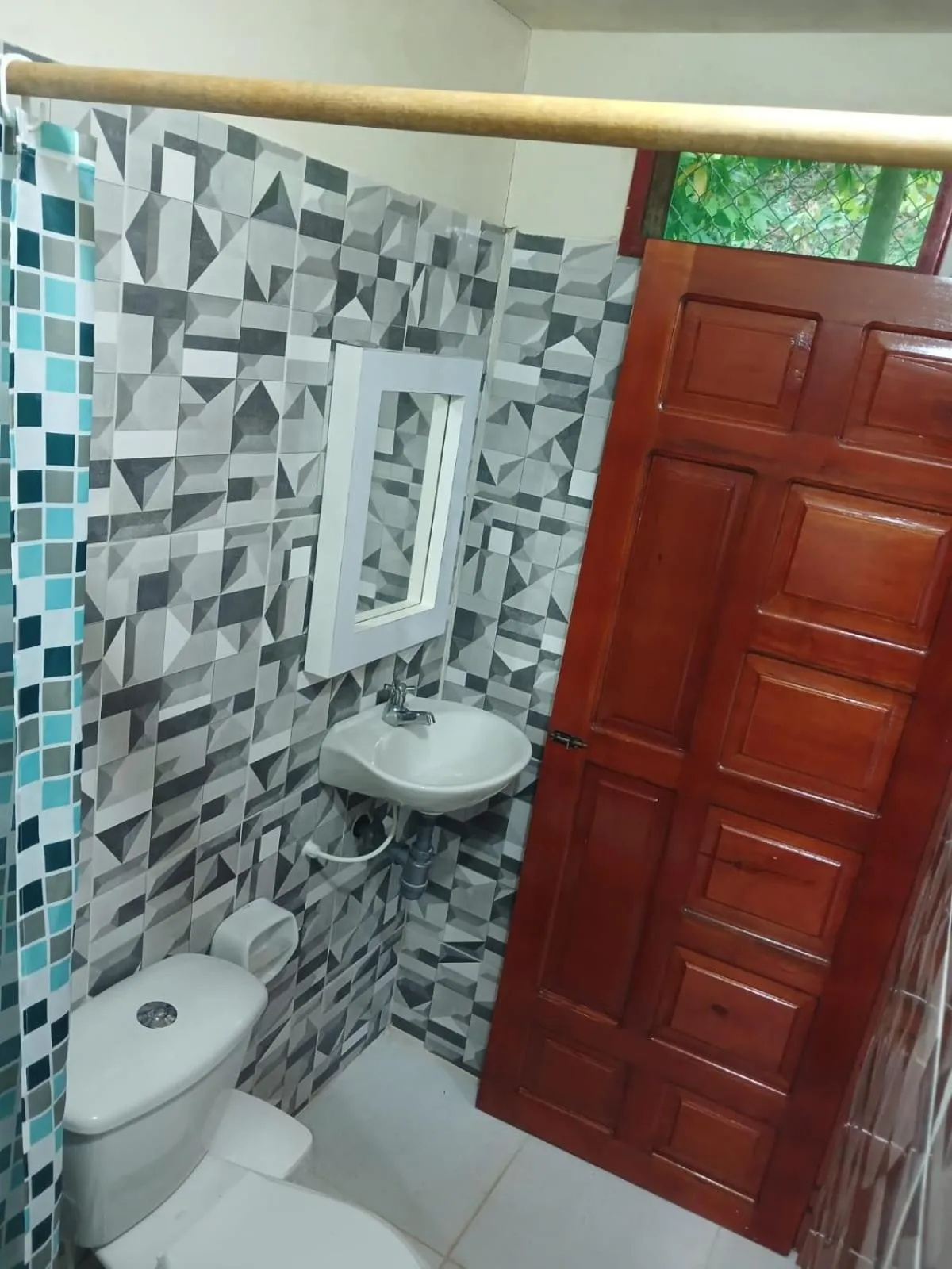 Bathroom in Ecocabañas Manguare