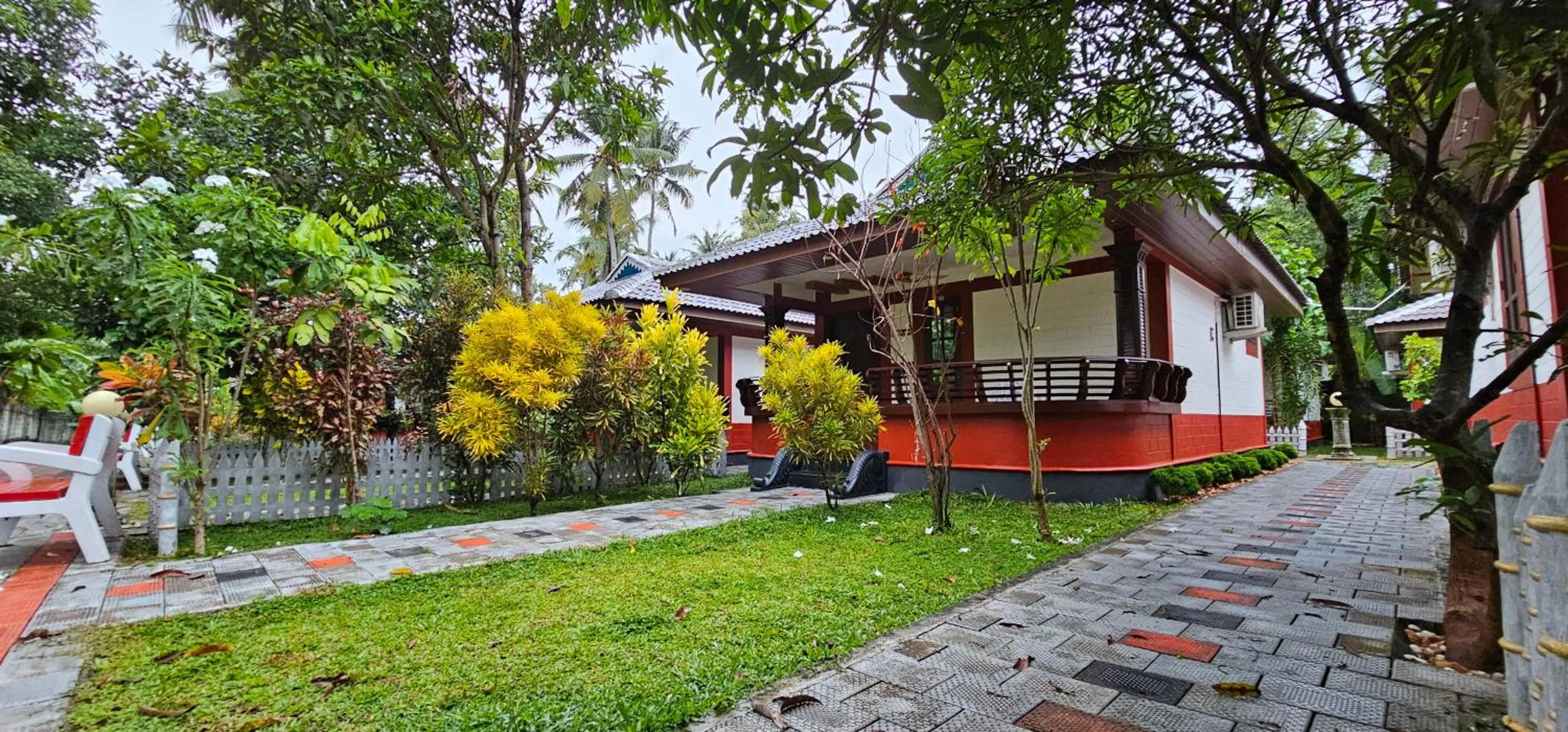 Garden view in LEISURE VALLEY BEACH RESORT