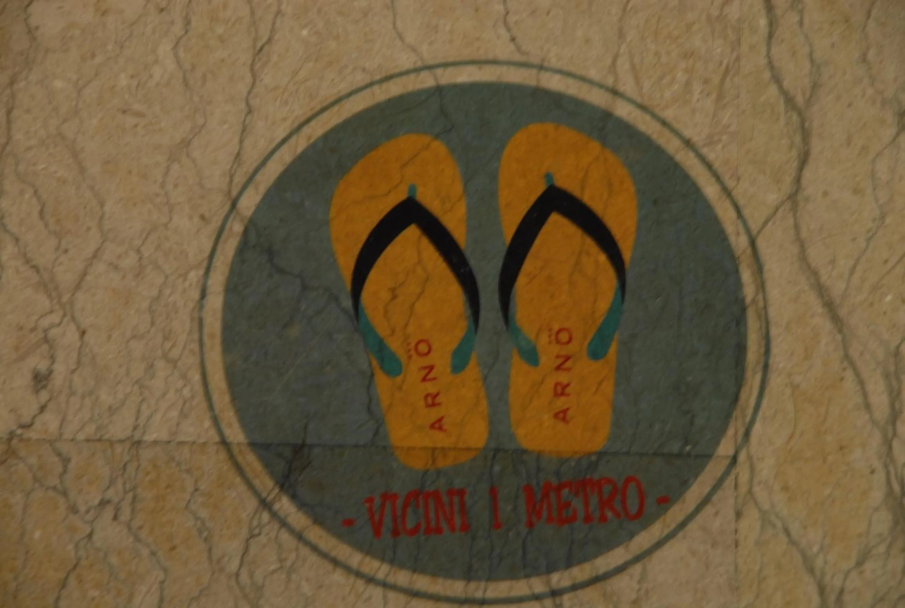 Decorative detail in Hotel Arno