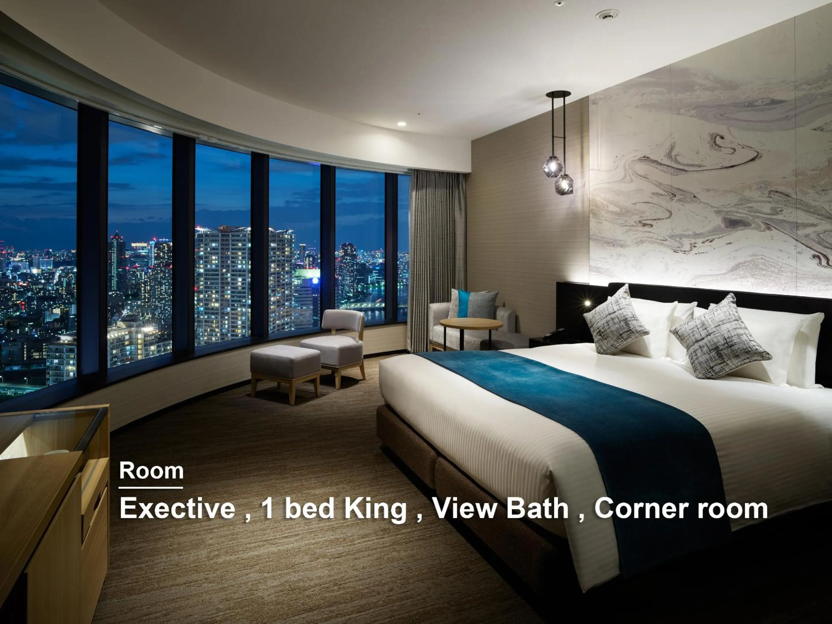 Photo of the whole room, Bed in Mitsui Garden Hotel Toyosu Premier - Tokyo