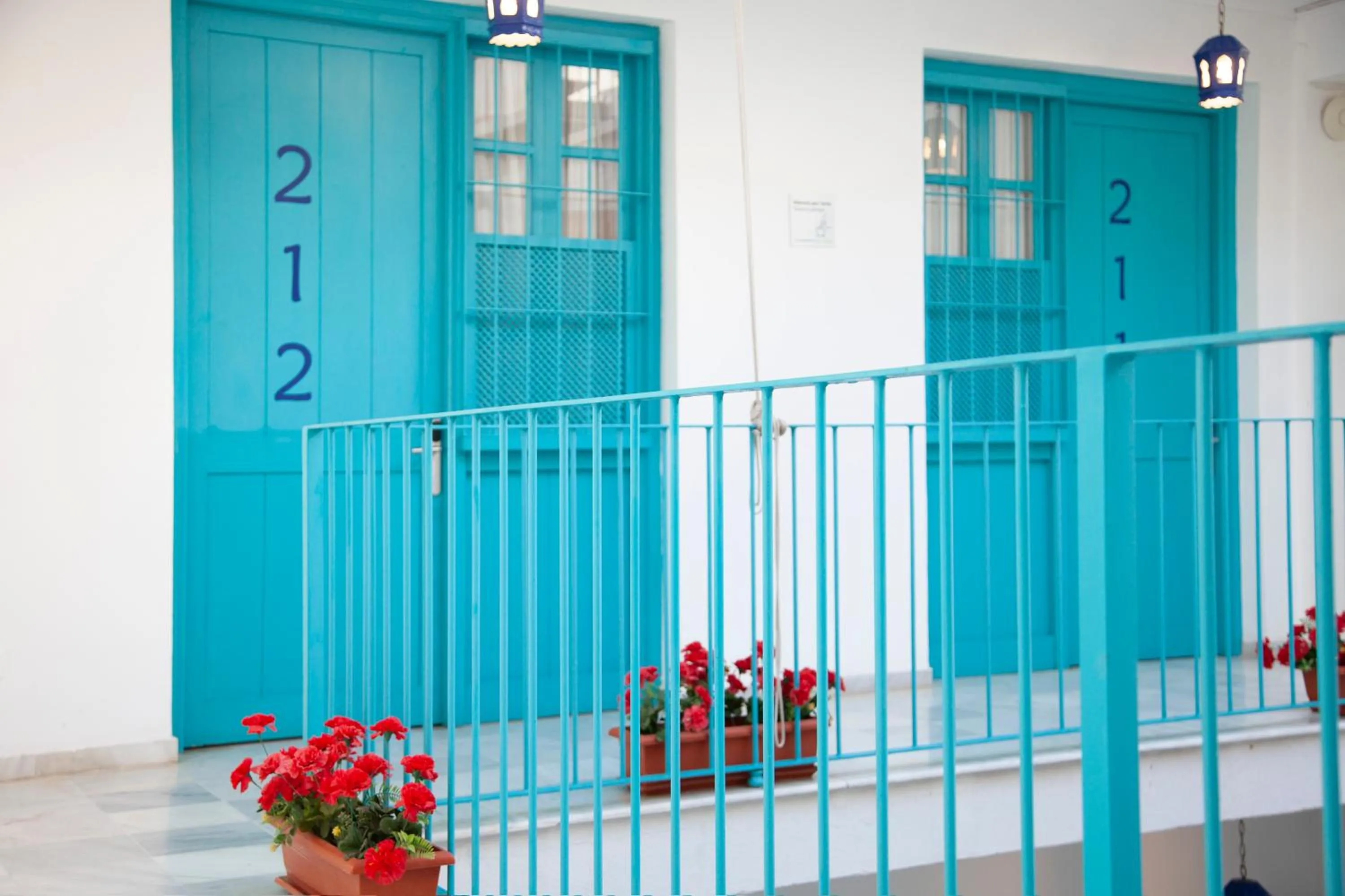 Inner courtyard view in Casual de las Letras Sevilla