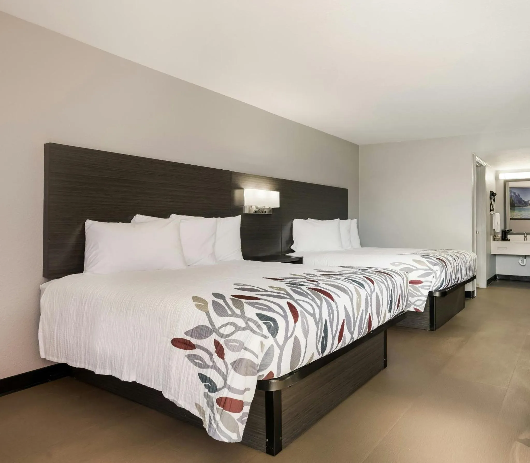 Photo of the whole room, Bed in Red Roof Inn Alexandria, LA