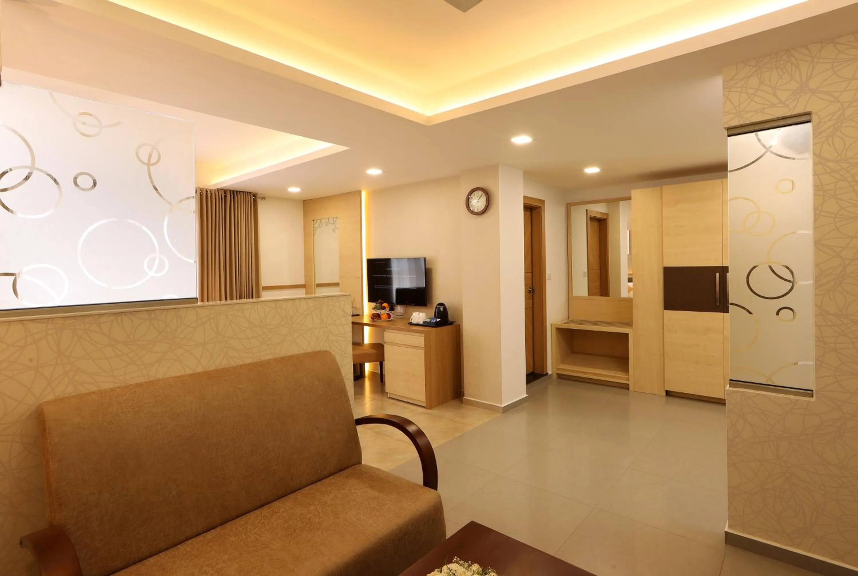 Living room in Flora Charishma Residency Aluva