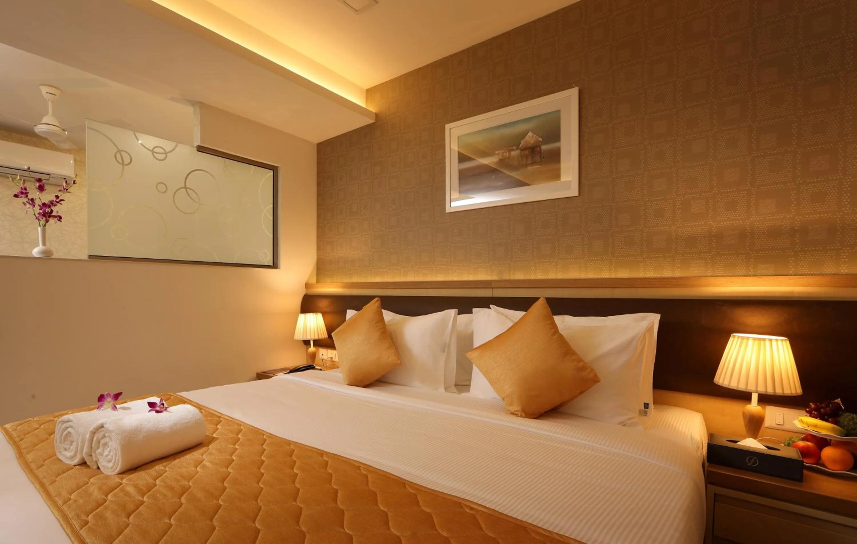 Bed in Flora Charishma Residency Aluva