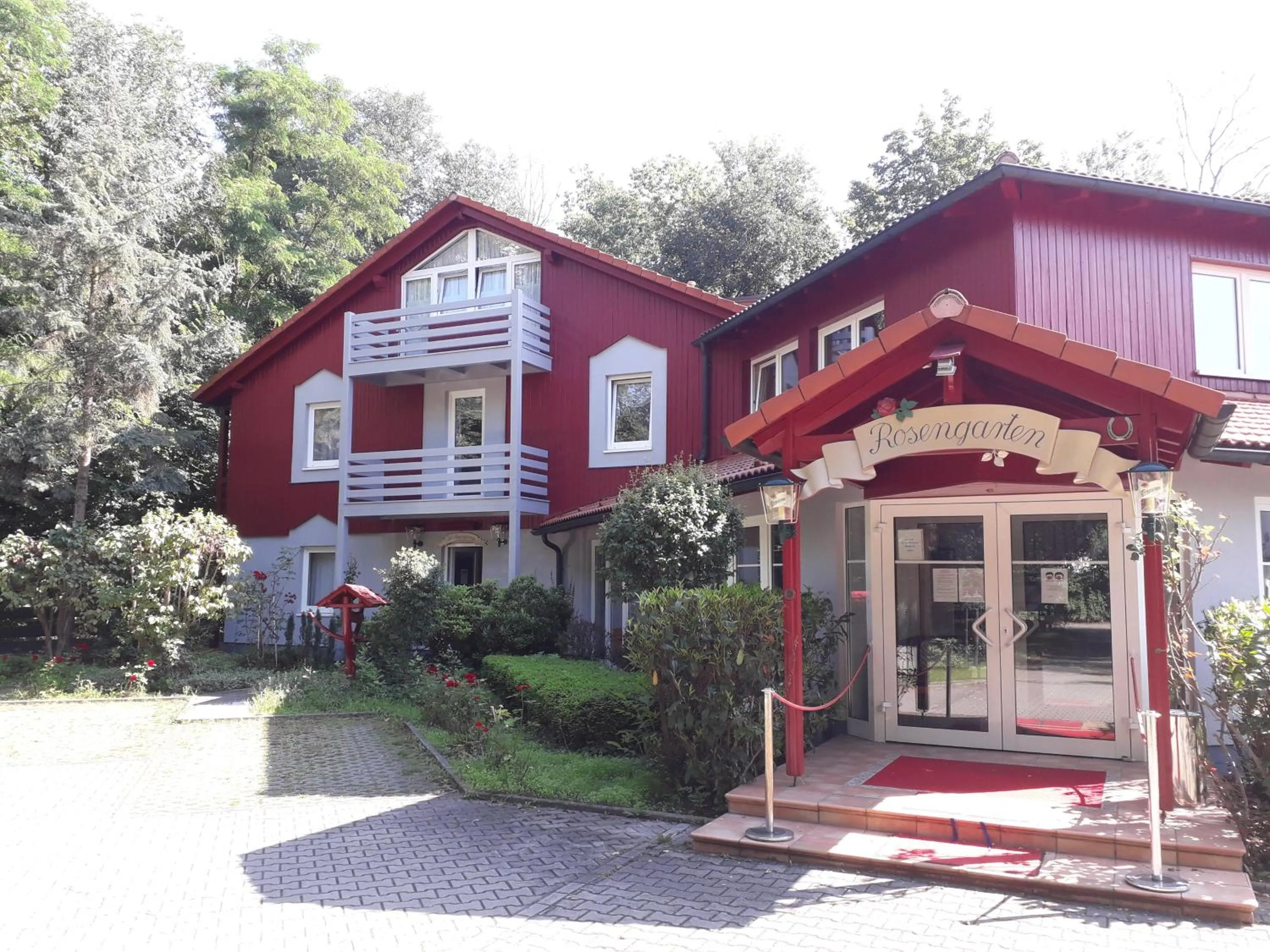 Property building in Hotel Rosengarten Leipzig-Naunhof