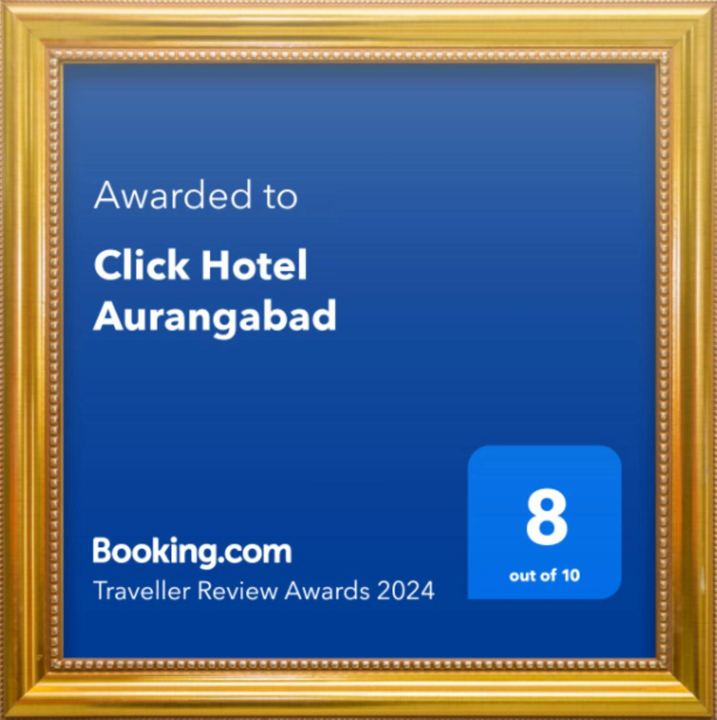 Certificate/Award in Click Hotel Aurangabad