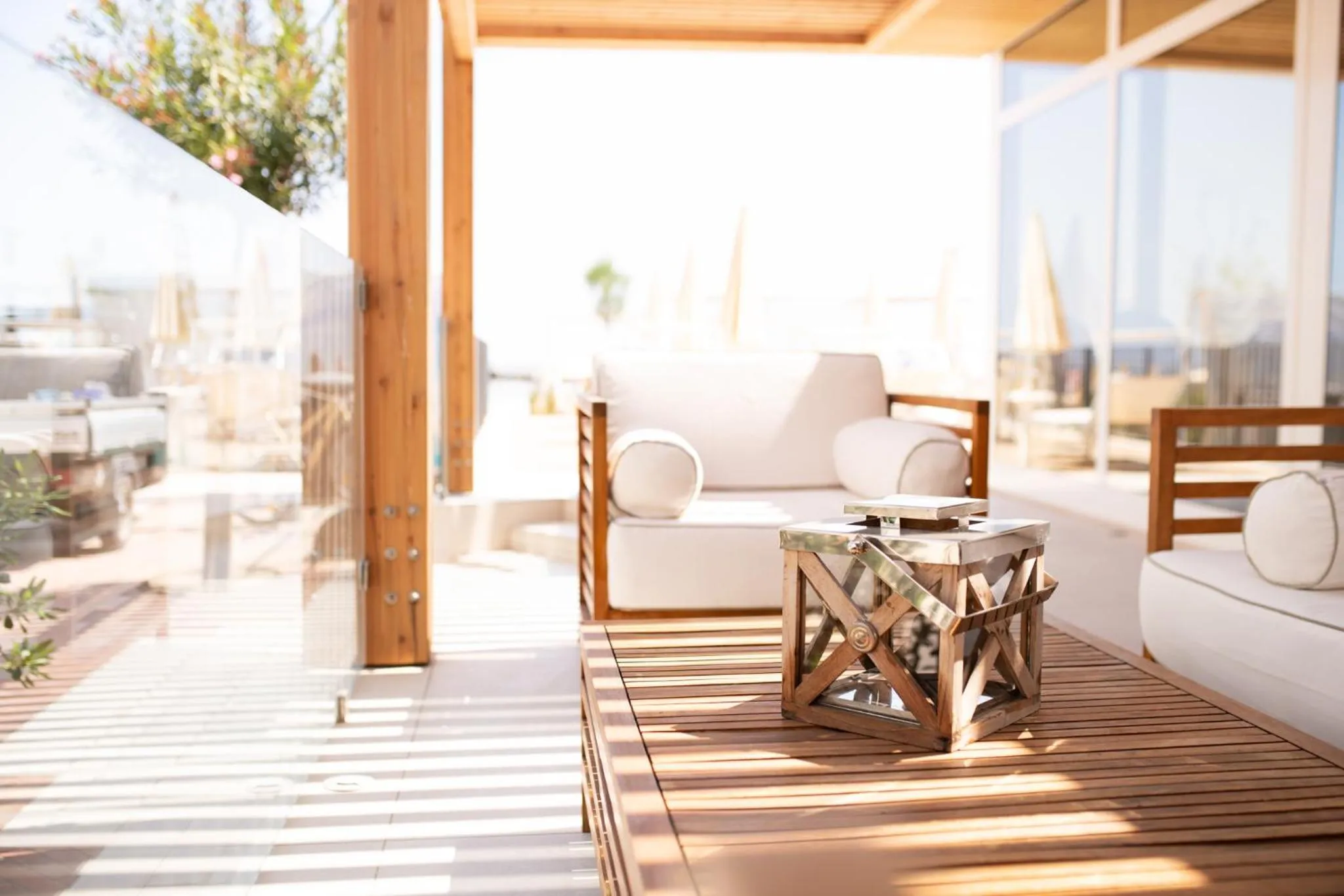 Patio in Hotel Capanni