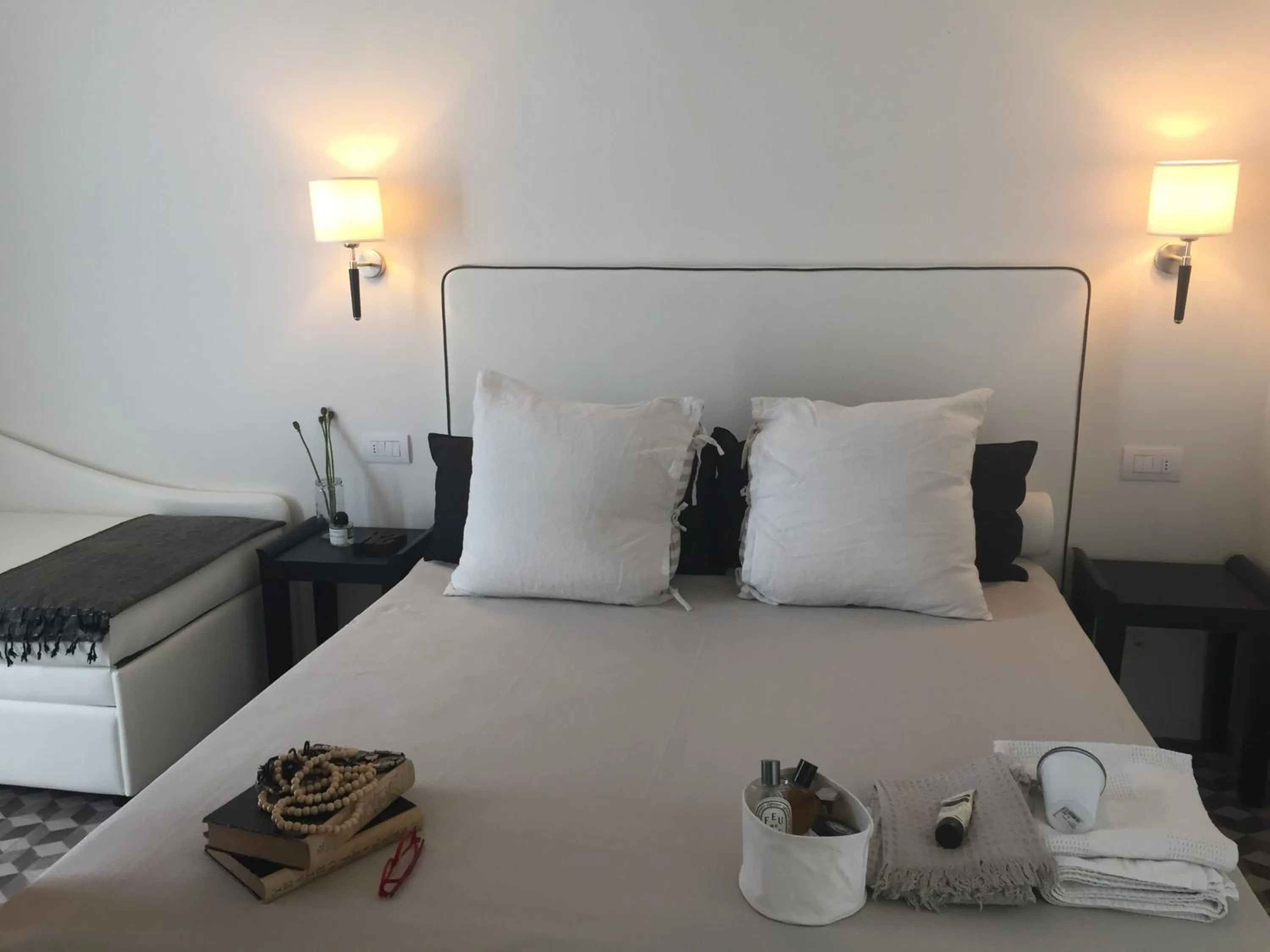 Bed in Hotel Capanni