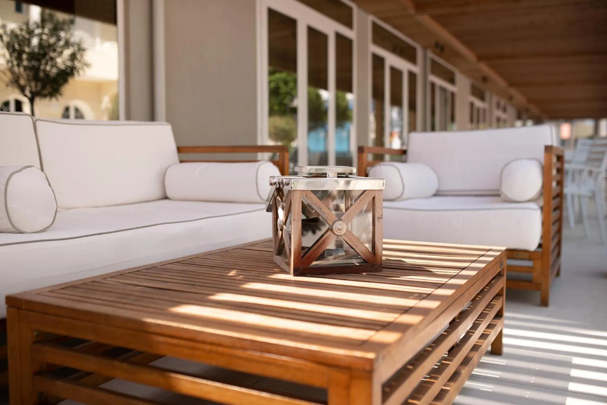 Patio in Hotel Capanni