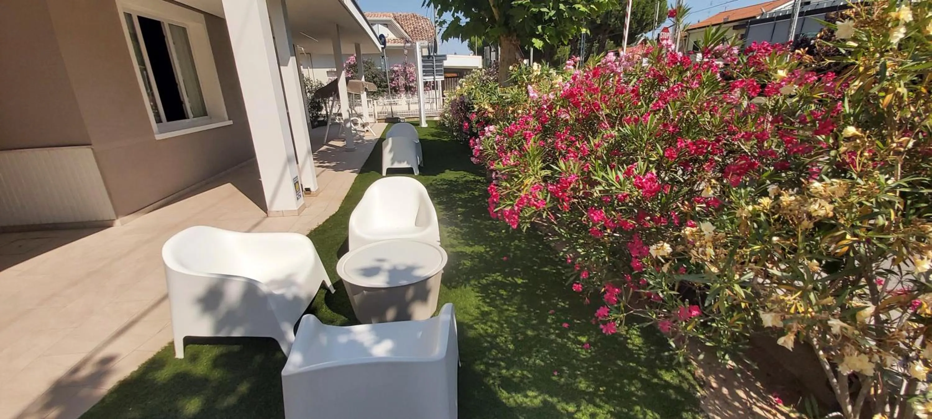 Garden view in B&B Hotel Serenità