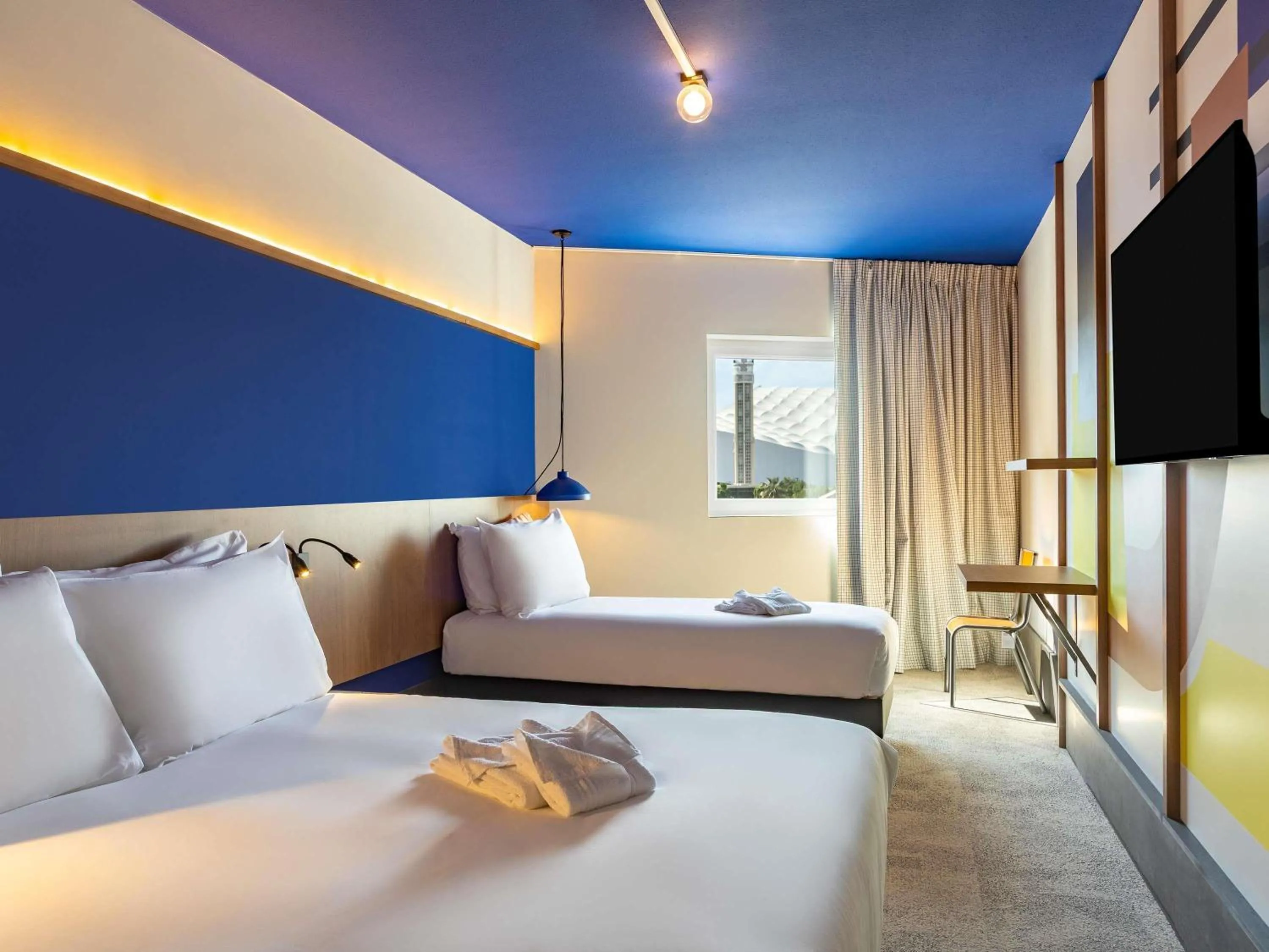 Bedroom, Bed in greet hotel Marseille Parc Chanot Velodrome