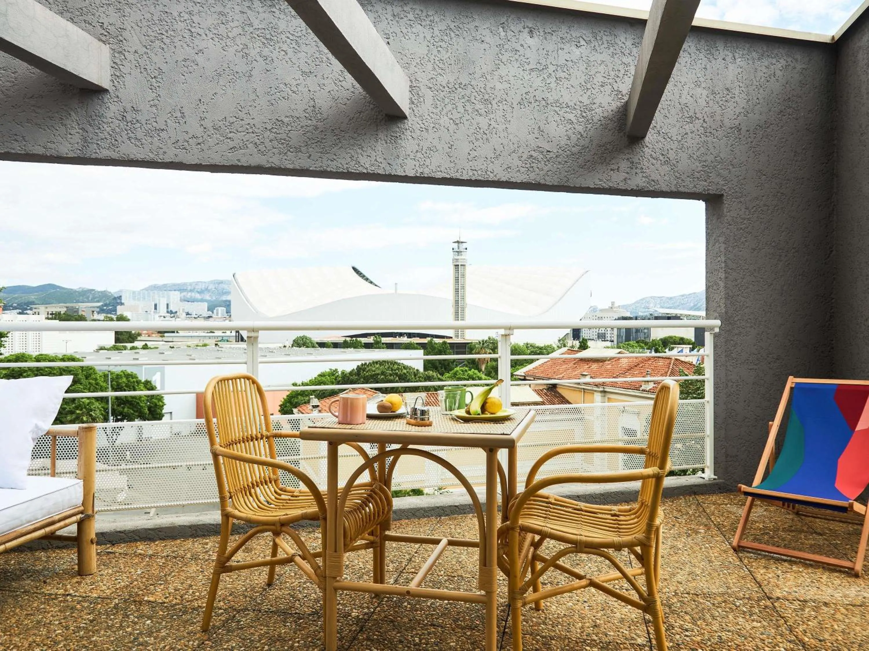 Bedroom in greet hotel Marseille Parc Chanot Velodrome