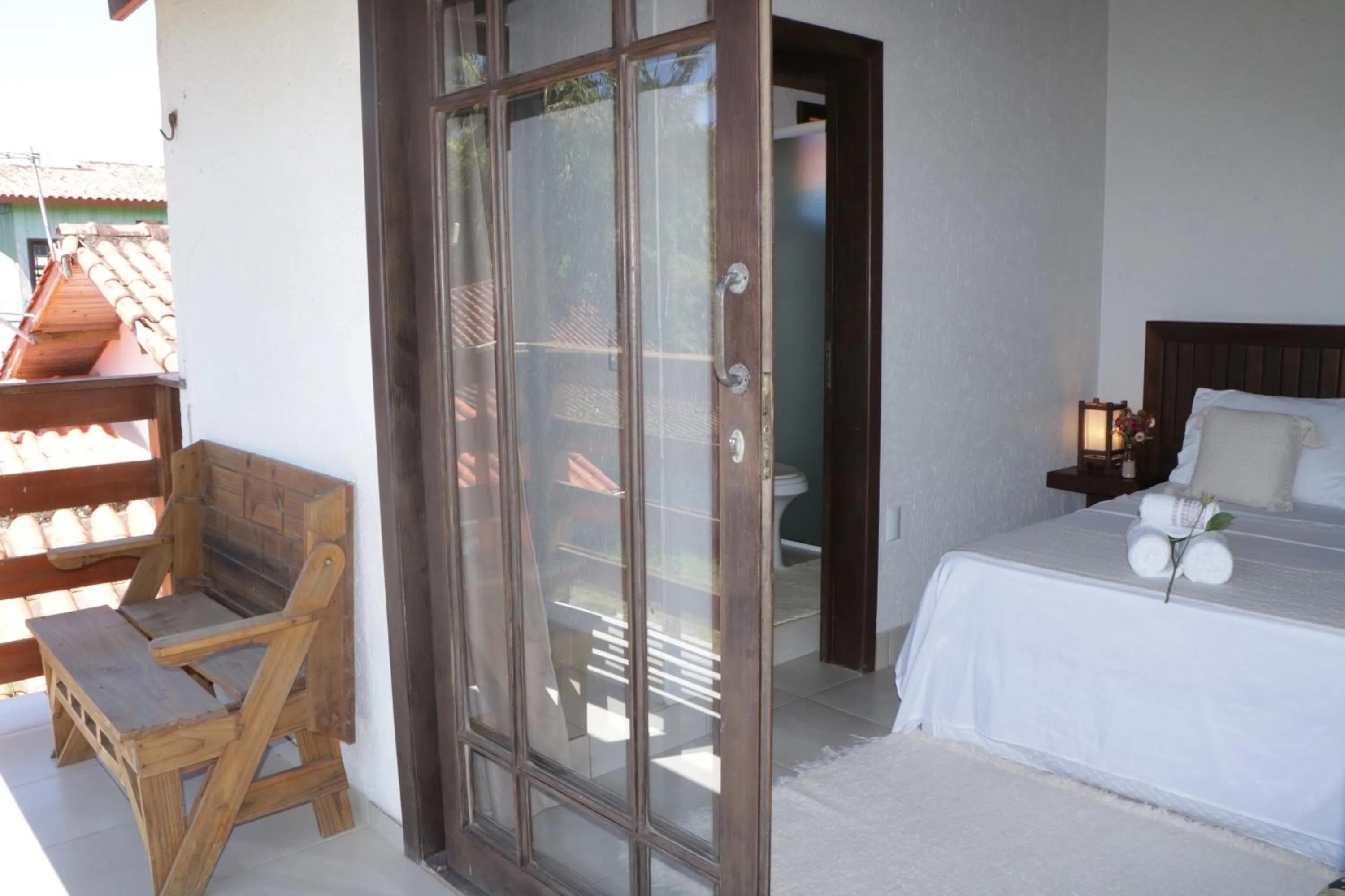 Bed in Pousada Gauleses