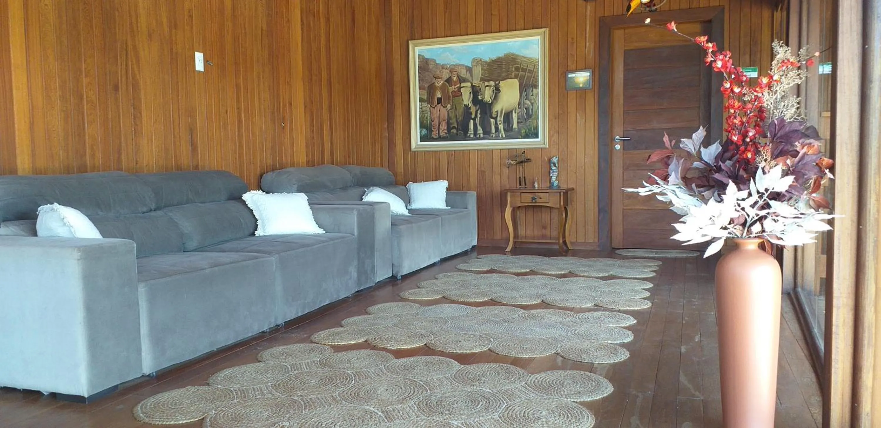 Living room in Pousada Gauleses