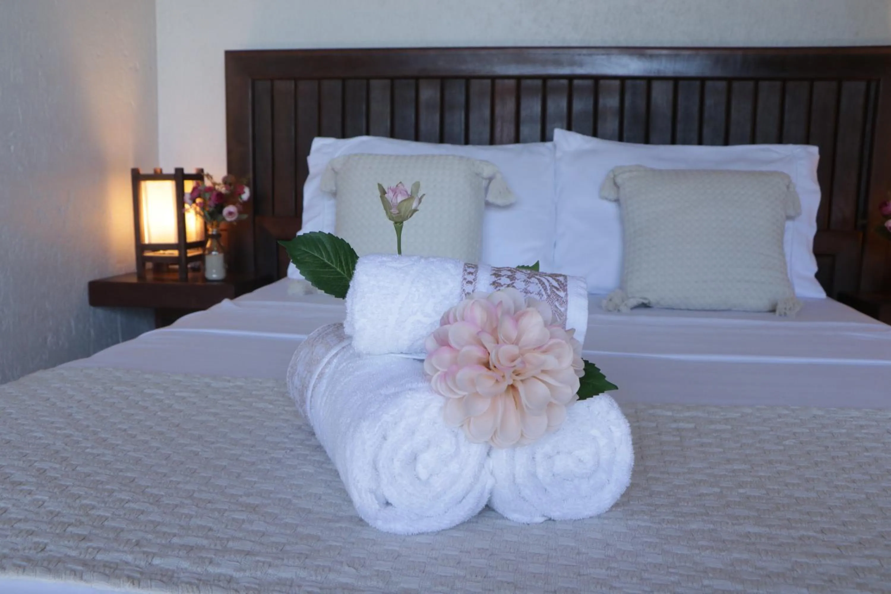 Bed in Pousada Gauleses