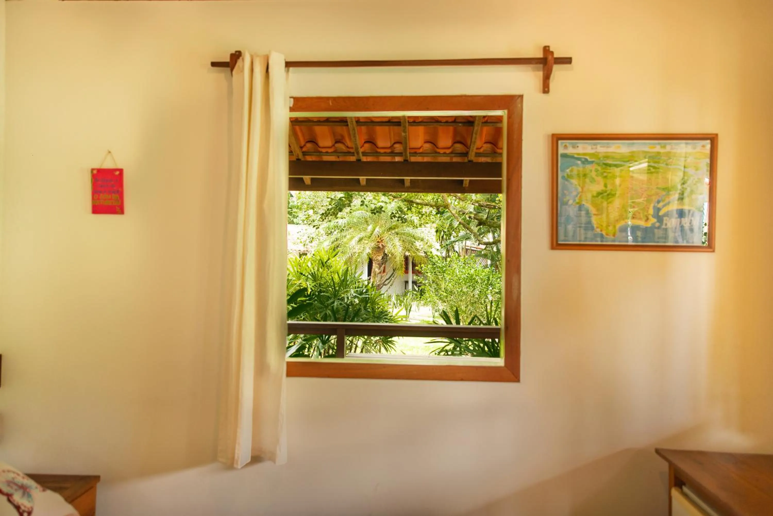 Garden view in Pousada Luar das Águas