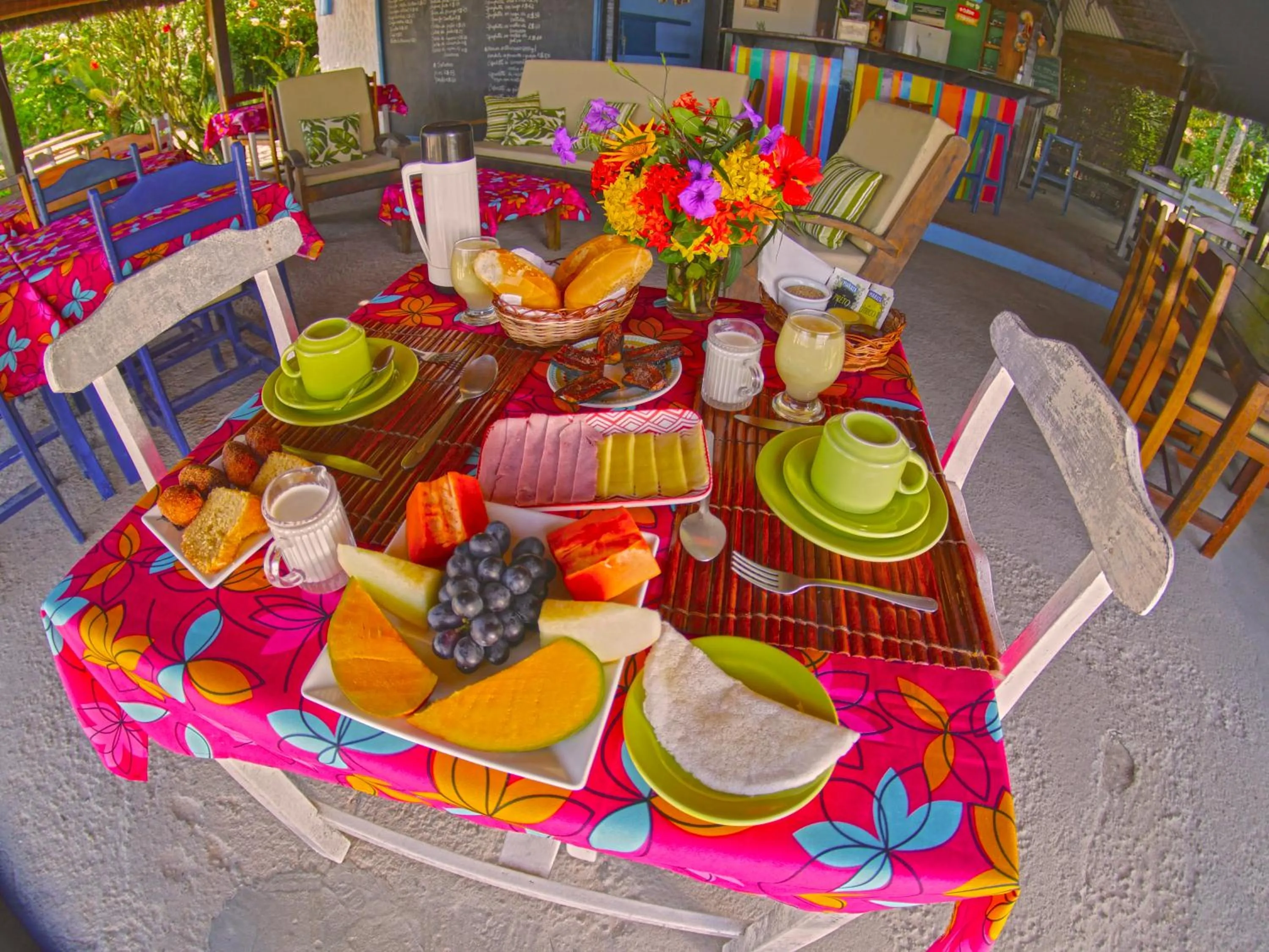 Breakfast in Pousada Luar das Águas